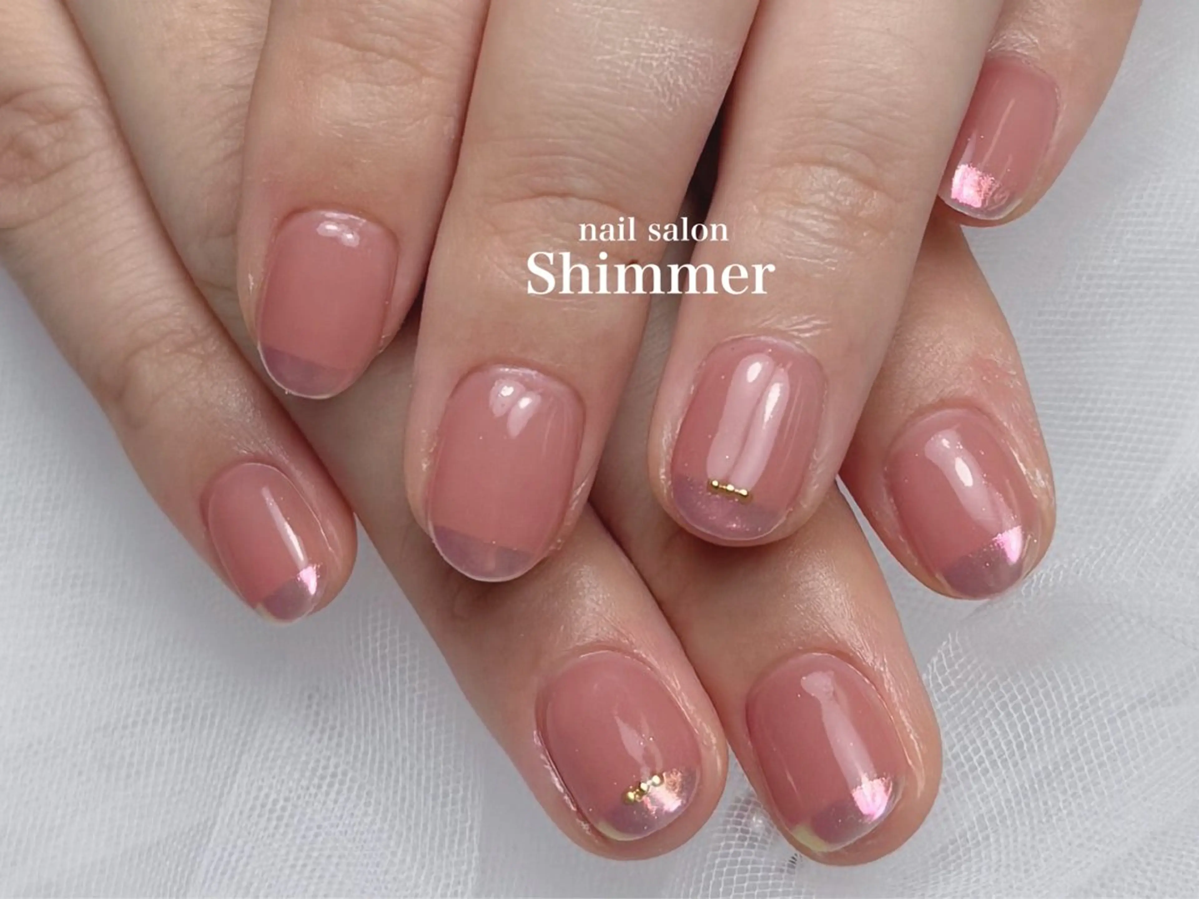 ネイル ハンドネイル Shimmer Risaのネイルデザイン