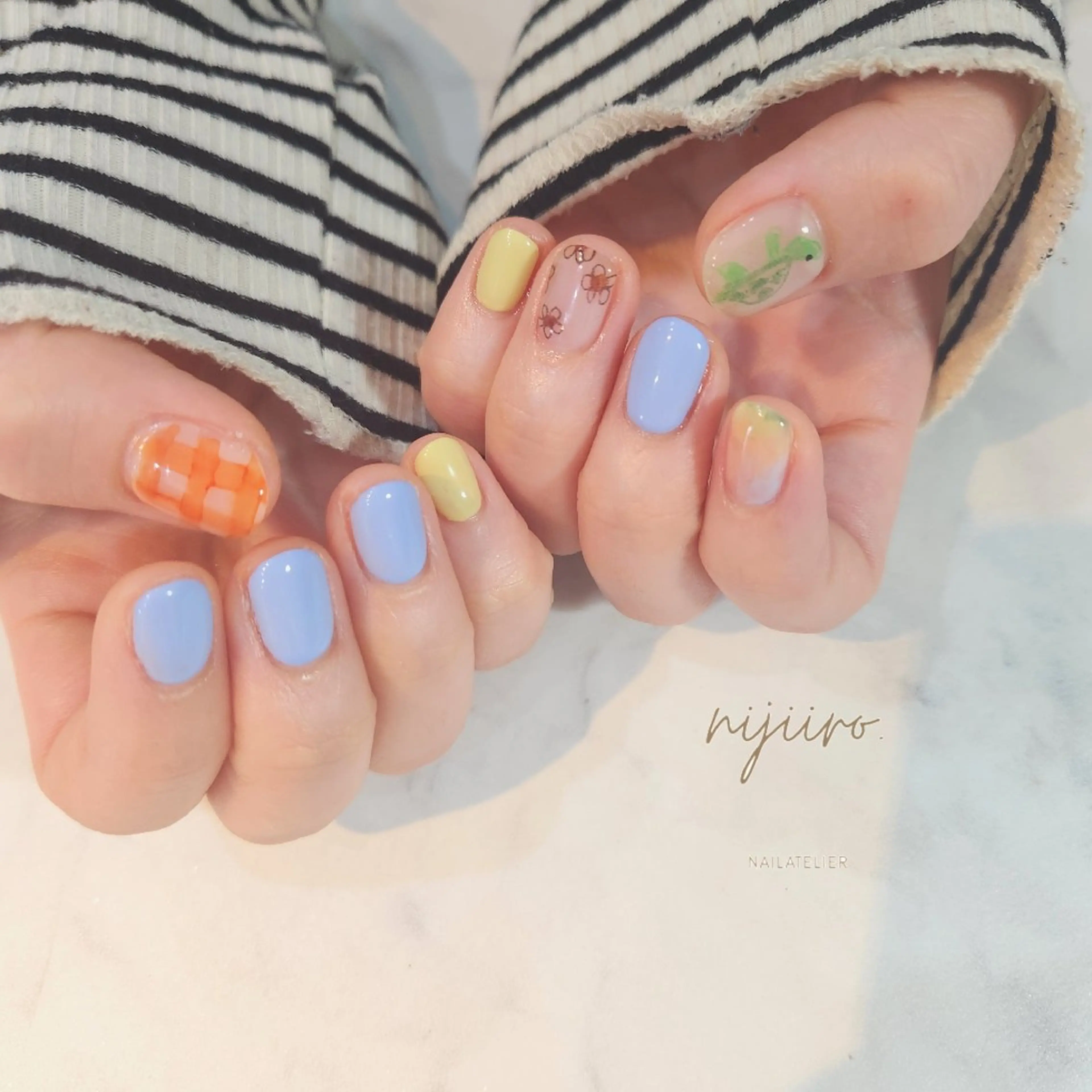 ネイル ハンドネイル nijiiro🌈 サトウのネイルデザイン