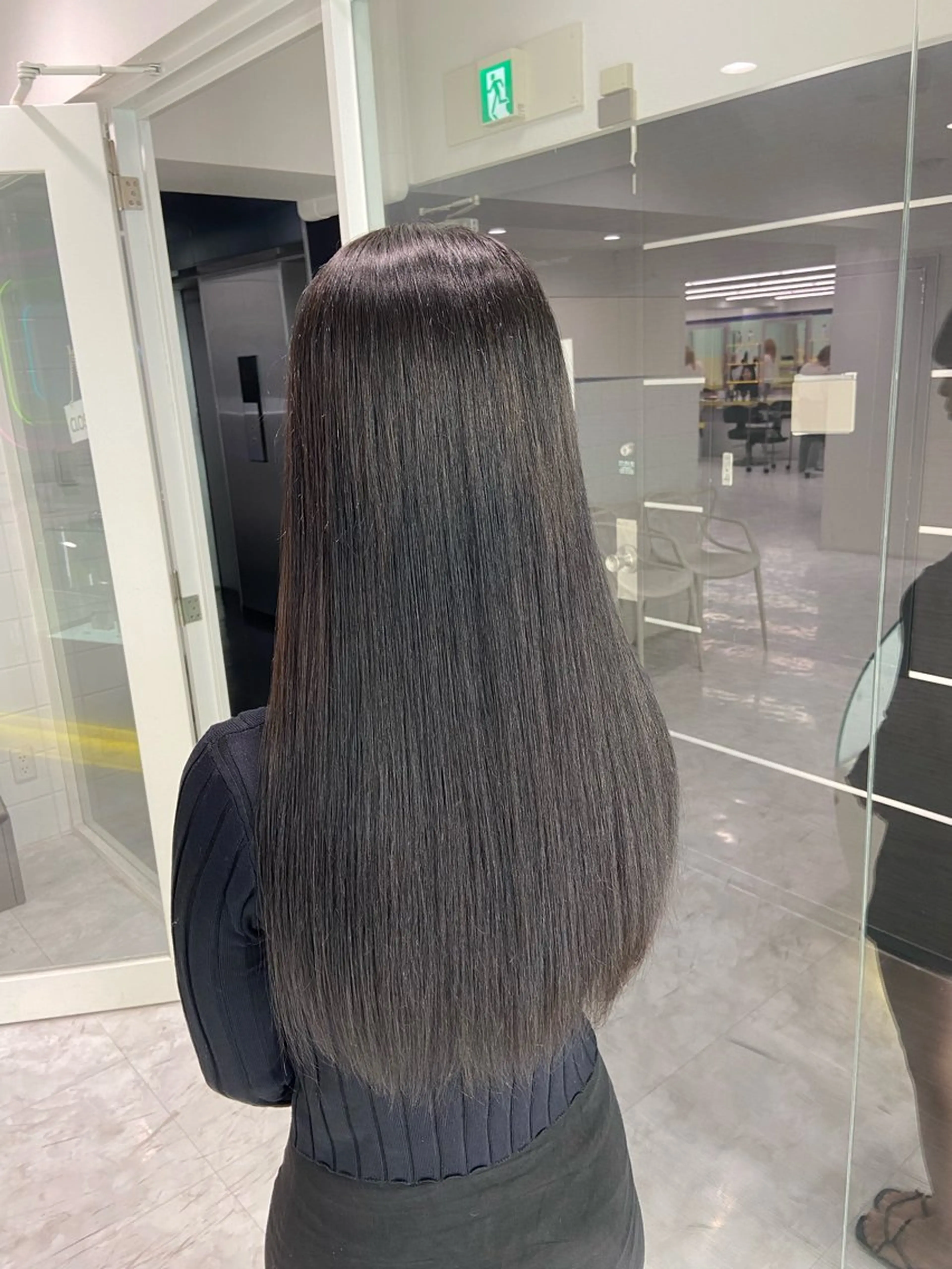 セミロング カラー ヘアアレンジ Over hair_ misakiのヘアスタイル