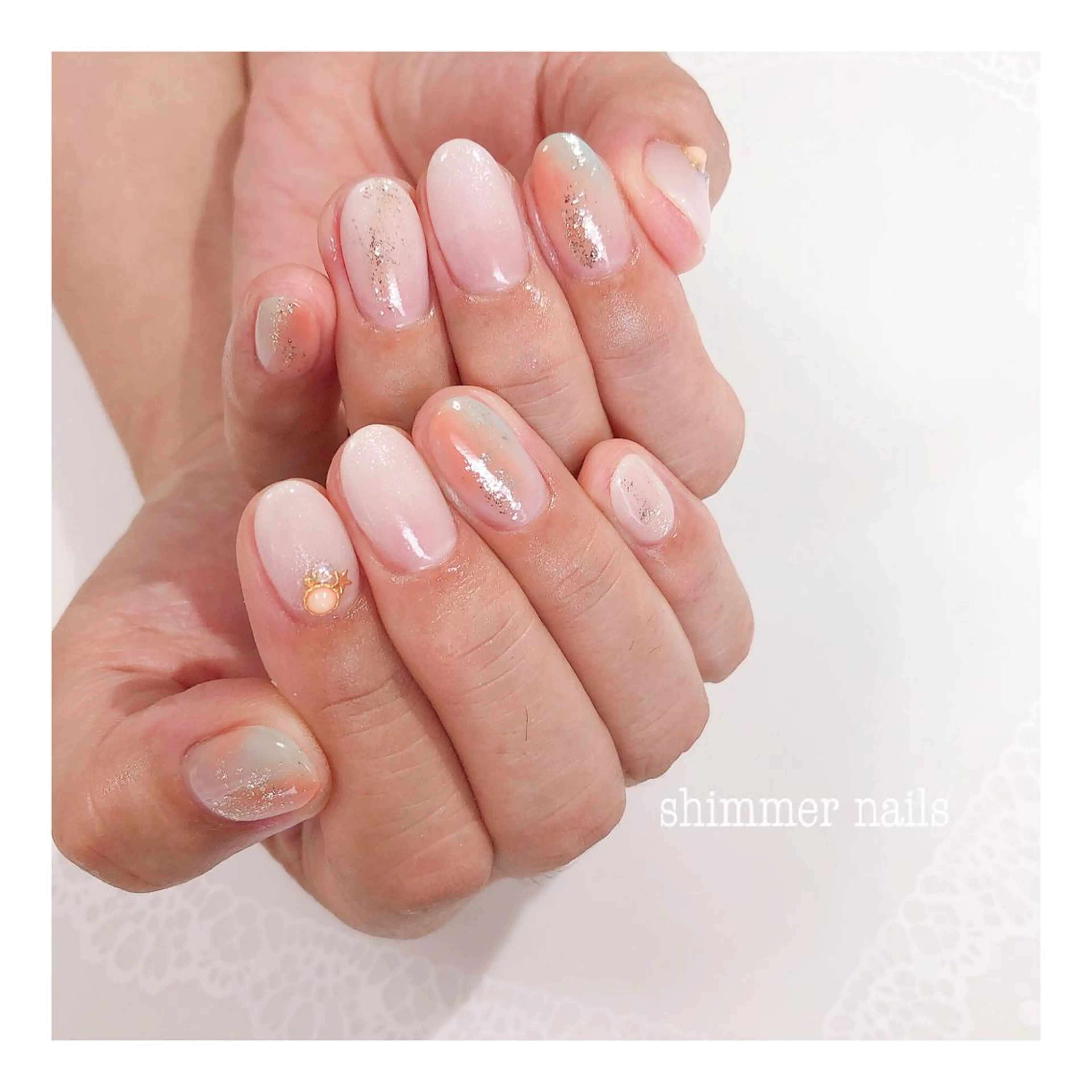ネイル ハンドネイル shimmer nailsのネイルデザイン
