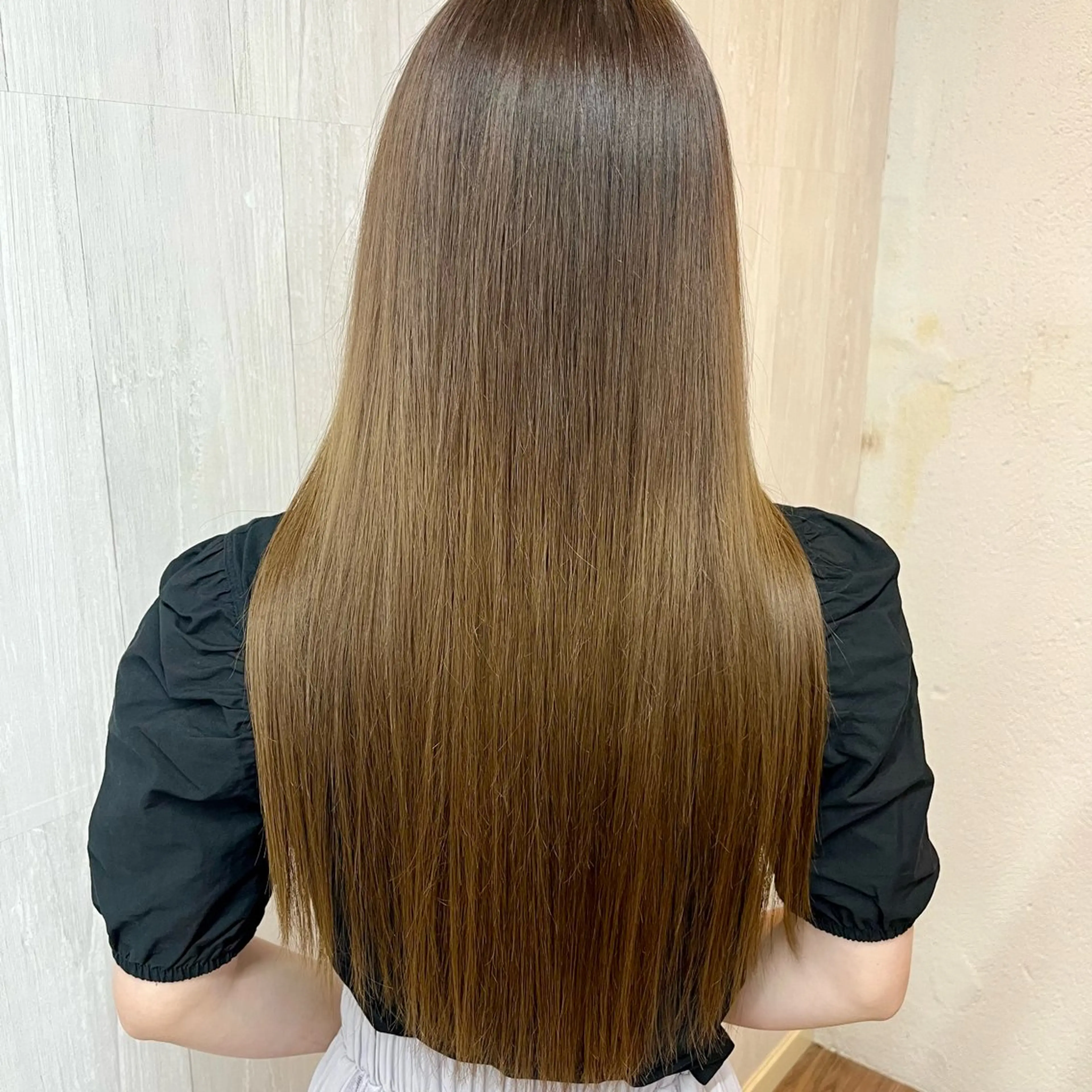 ロング 髪質改善 トリートメント トリートメント GLOSS 心斎橋 山上のヘアスタイル