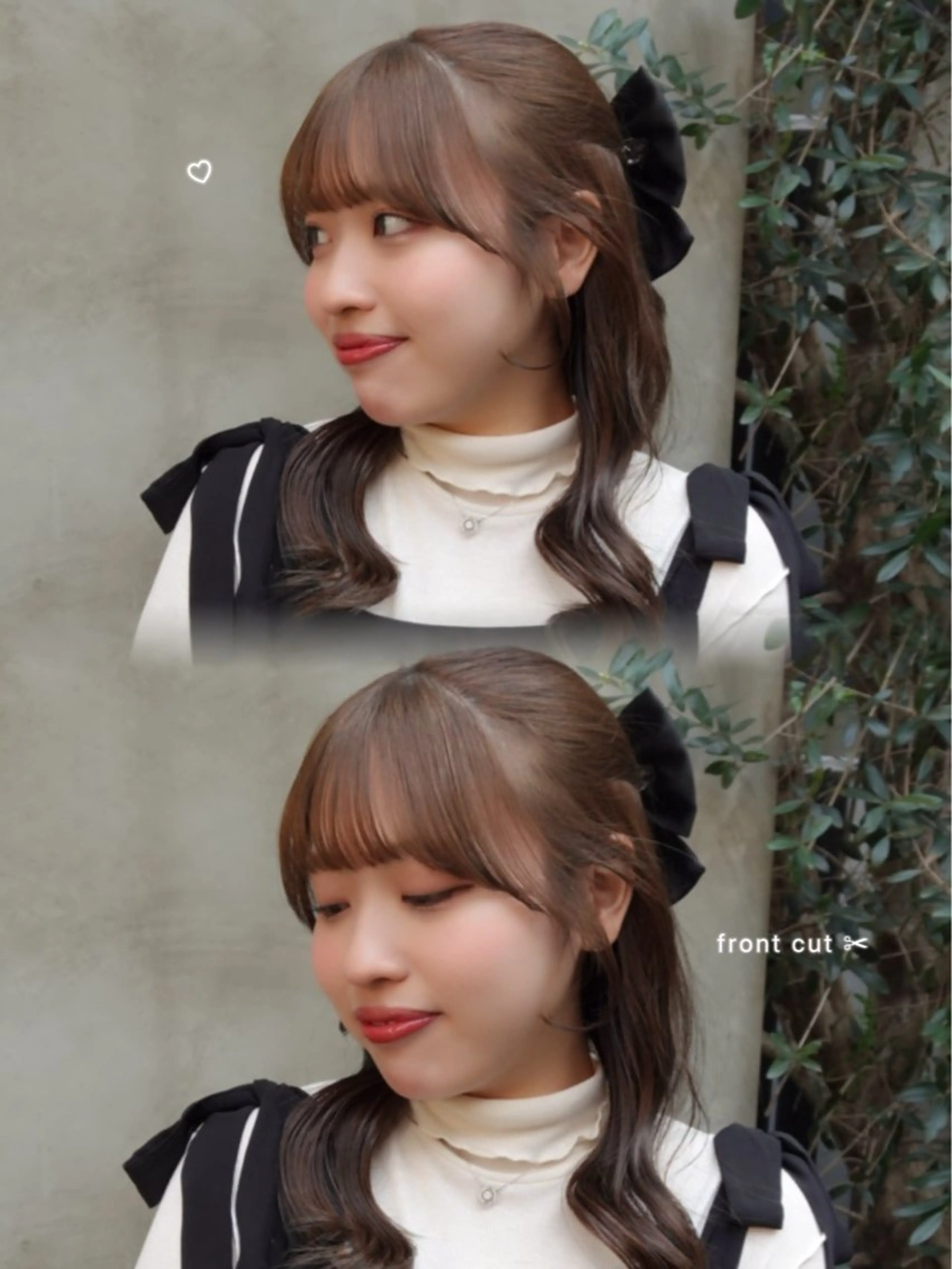 ロング 顔周りカット カット 西田  美侑 /カットモデルのヘアスタイル