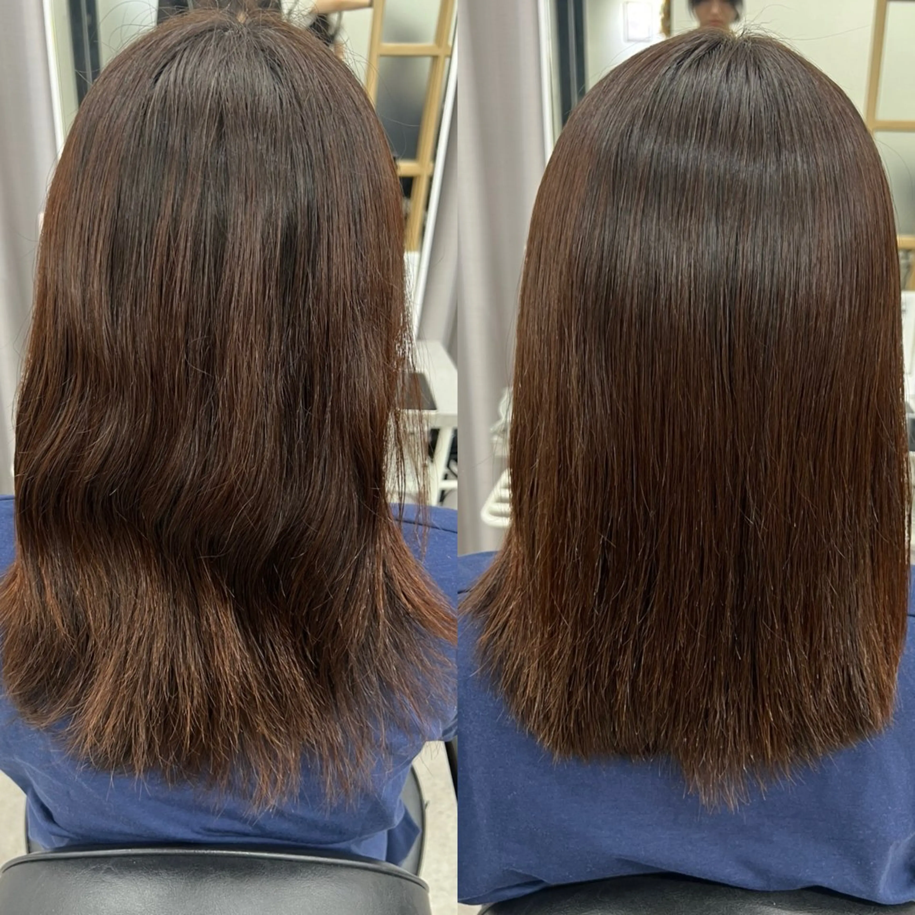 セミロング 縮毛矯正 Nﾟdeseo✂︎ HARUKAのヘアスタイル