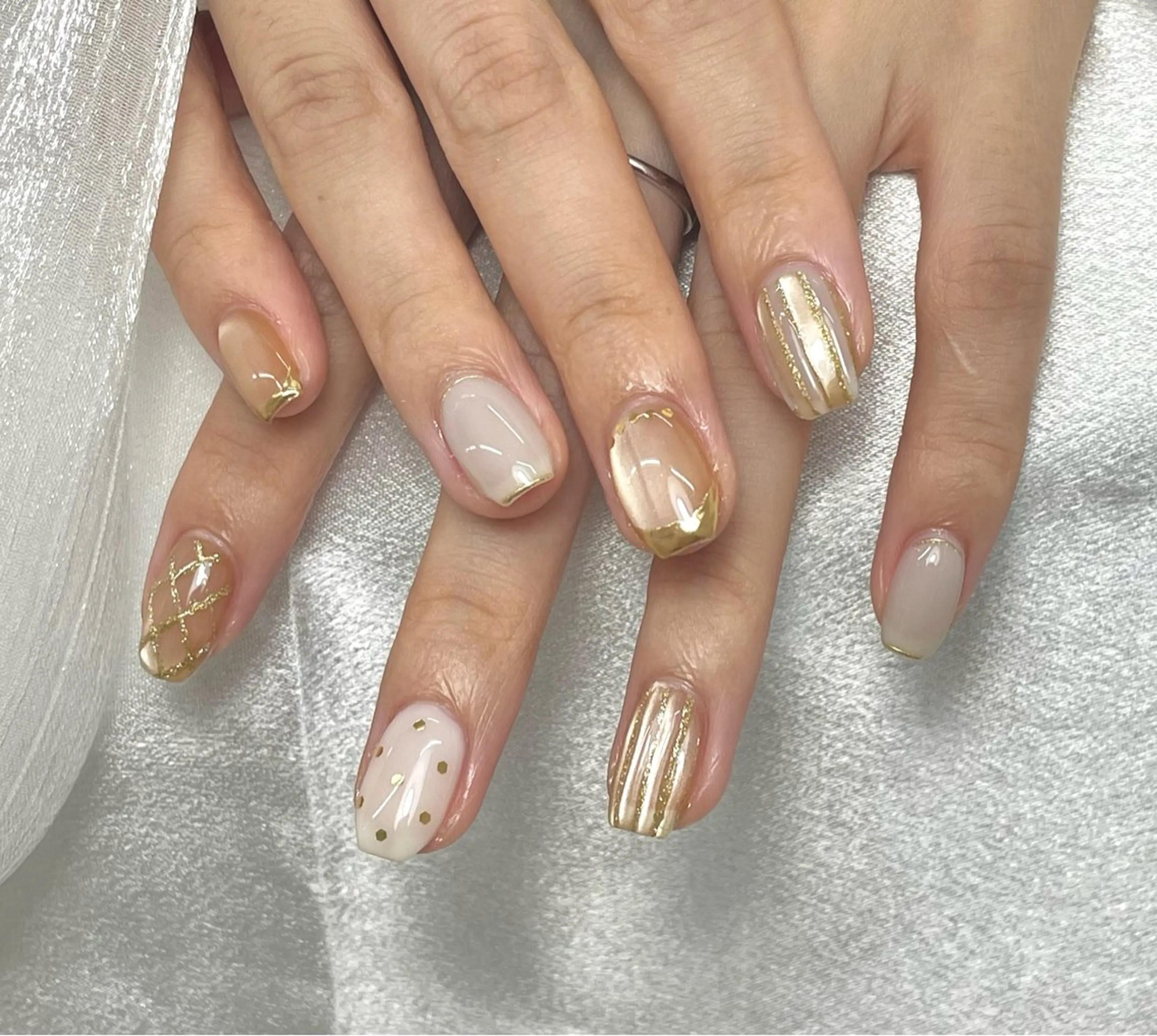 ネイル 持ち込み 夏 目のネイルデザイン