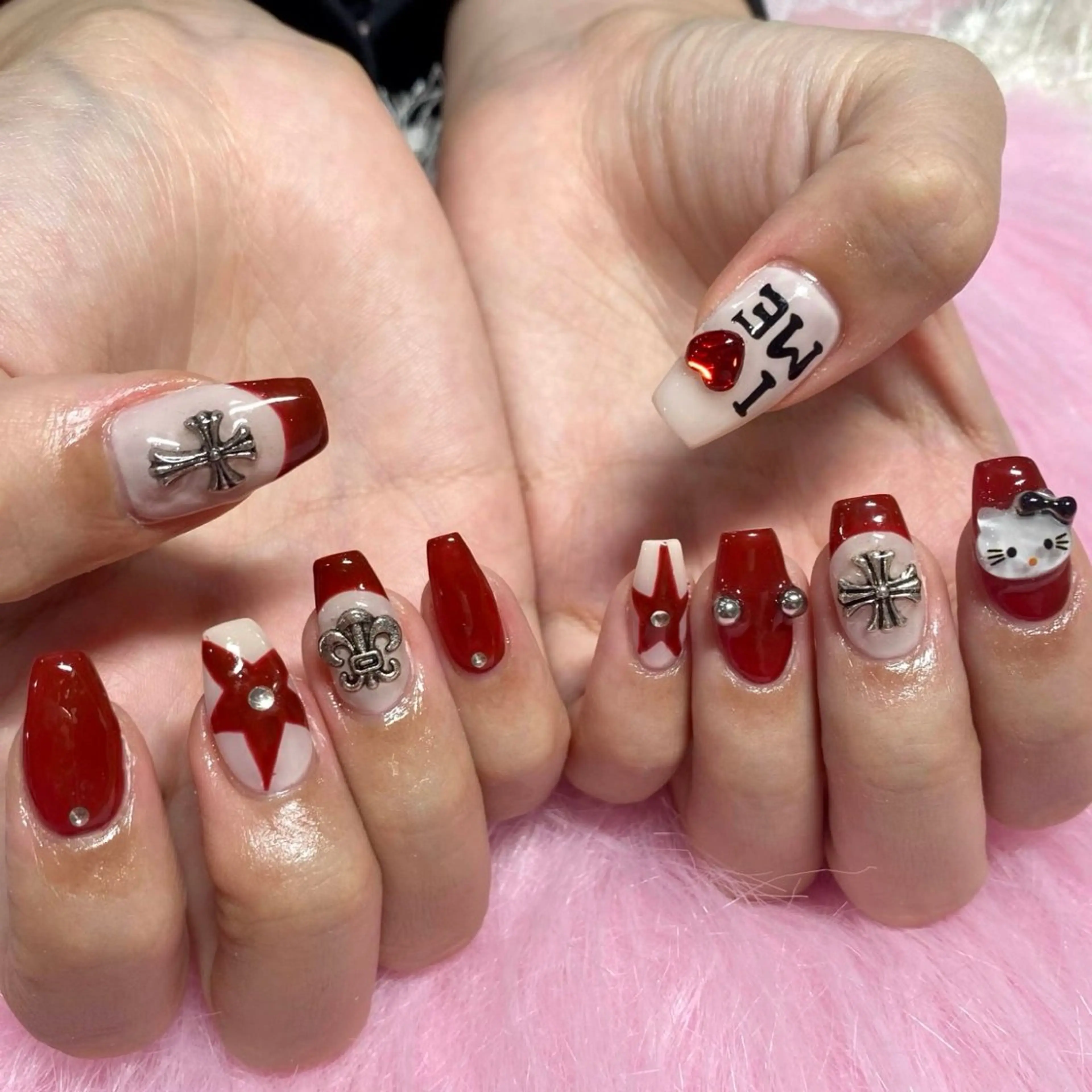 ネイル 長さ出し フレンチネイル ジェルネイル グラデーション 韓国ネイル ハンドネイル Nail&eye Belire 新宿のネイルデザイン