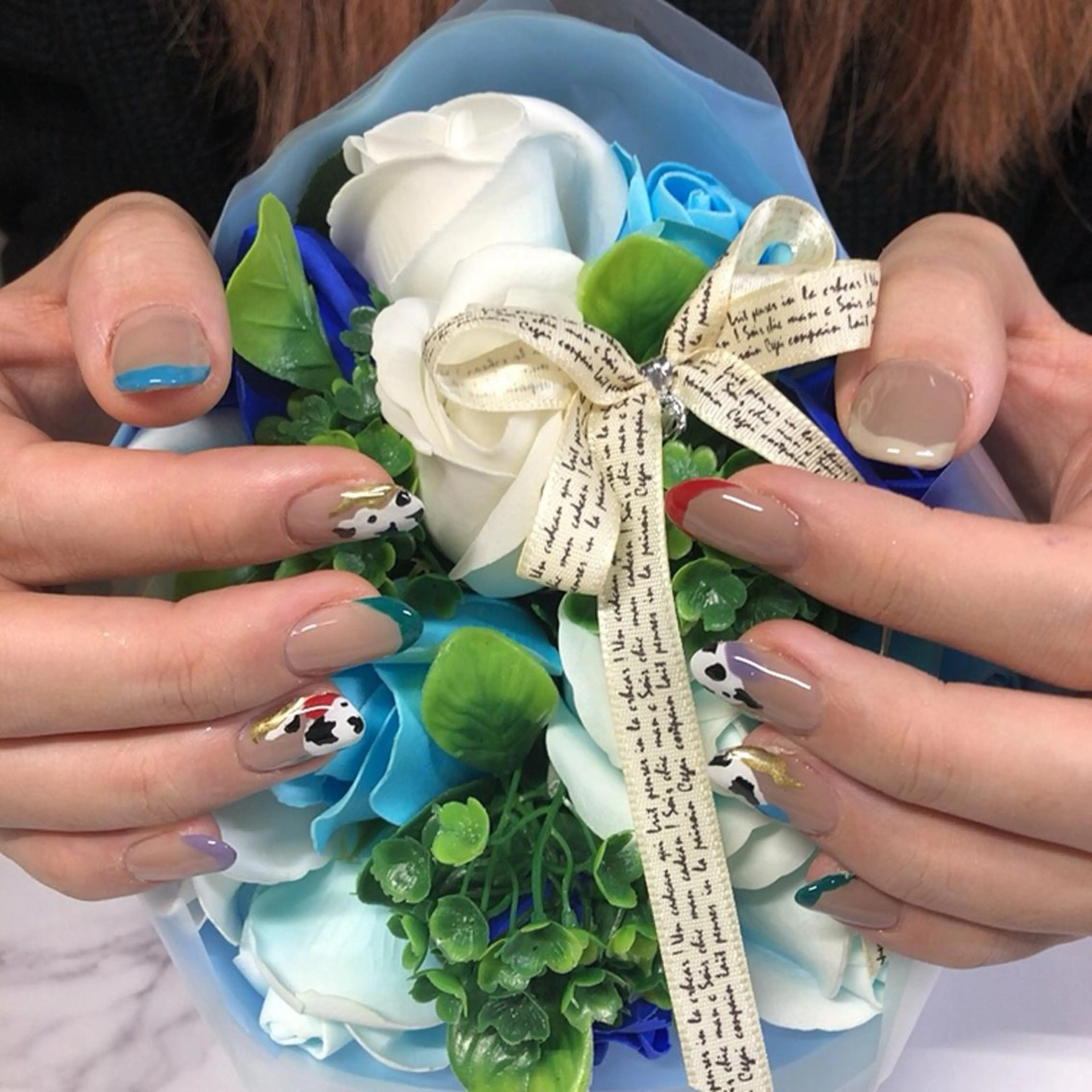 ネイル フレンチネイル 奥園 良恵のネイルデザイン