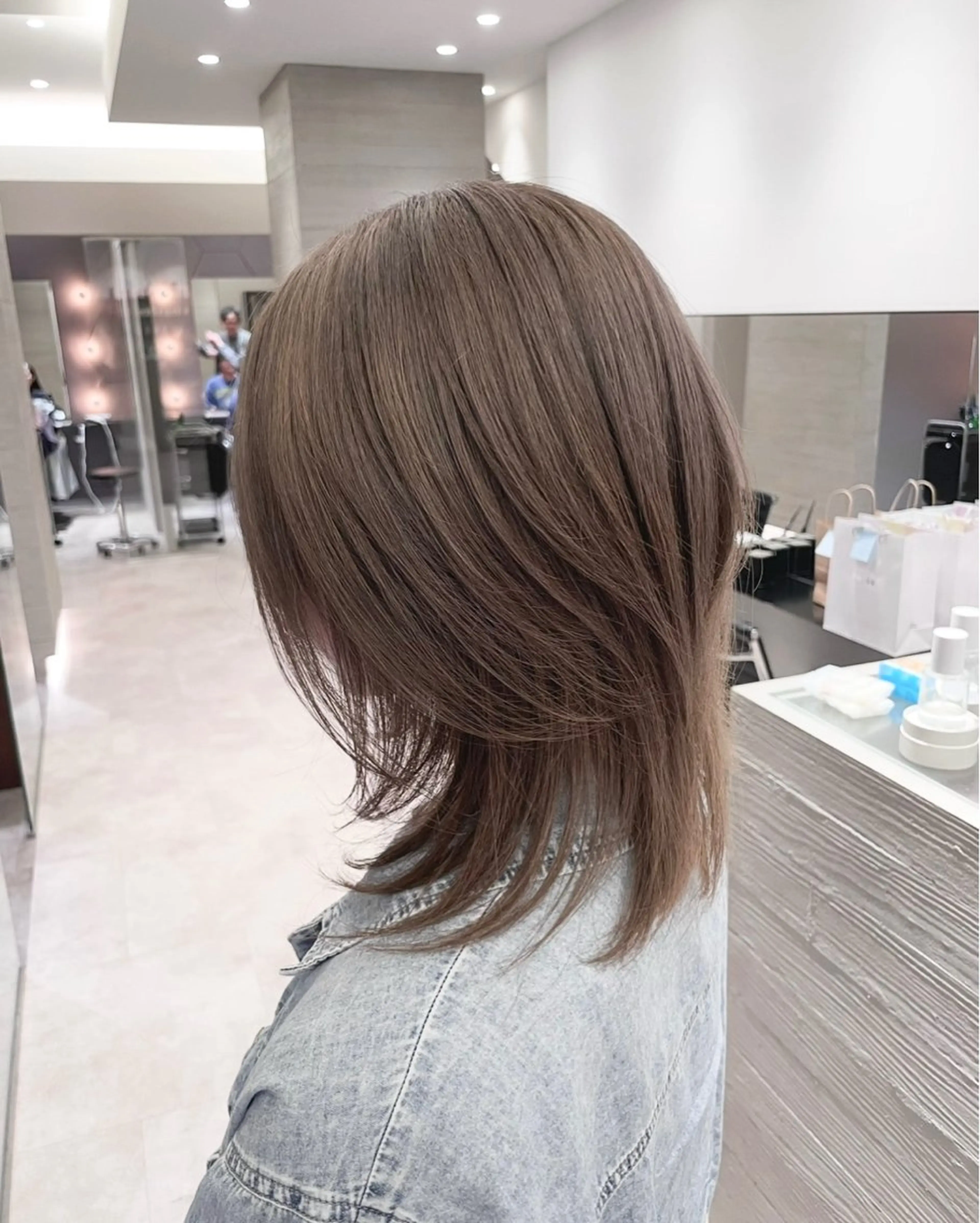 セミロング カラー ヘアアレンジ .⋆⟡💖 Marin💖⟡⋆.のヘアスタイル