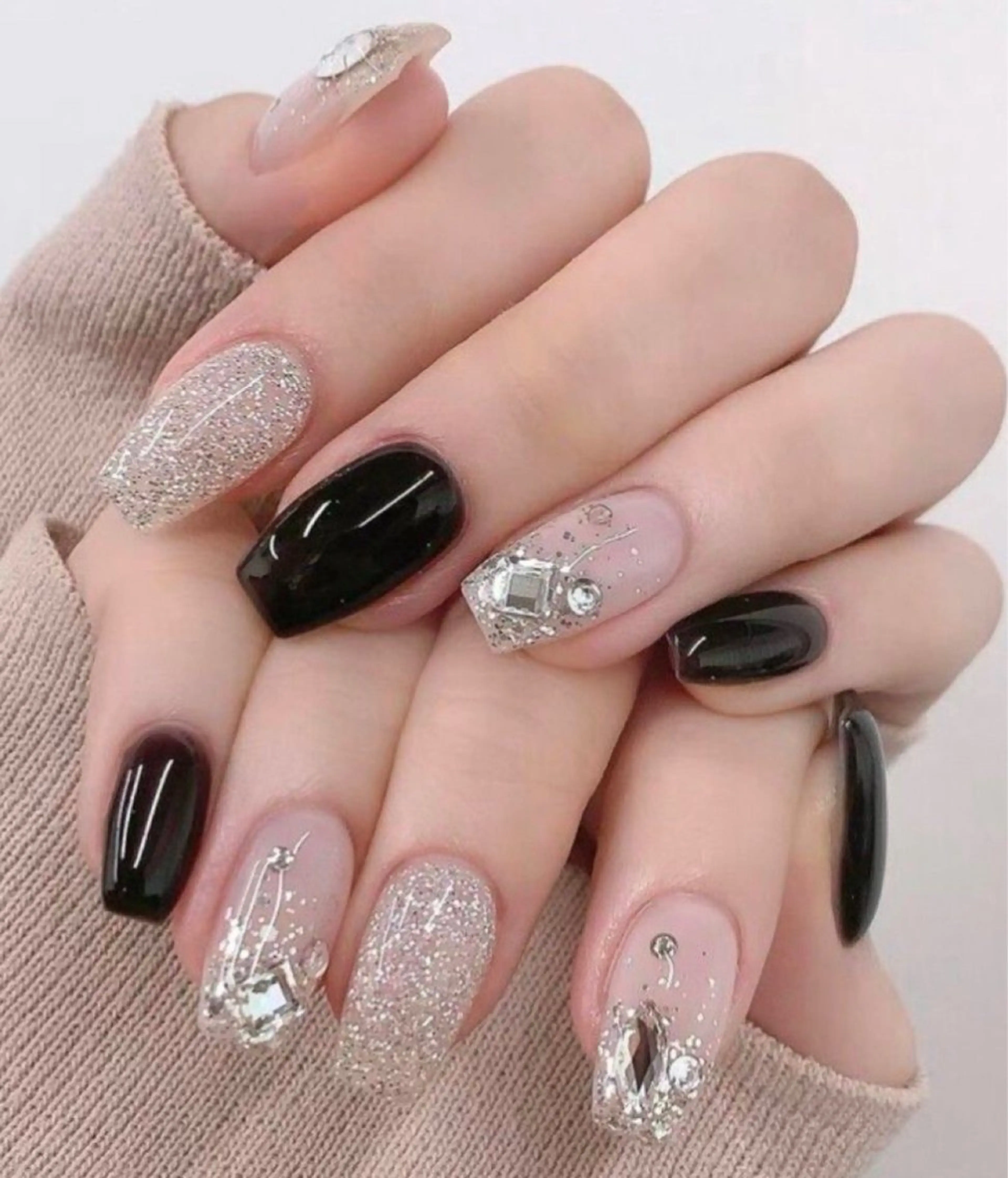 ネイル 韓国ネイル 持ち込み ニュアンスネイル ネイルチップ ハンドネイル Tini ANA.CHUOのネイルデザイン