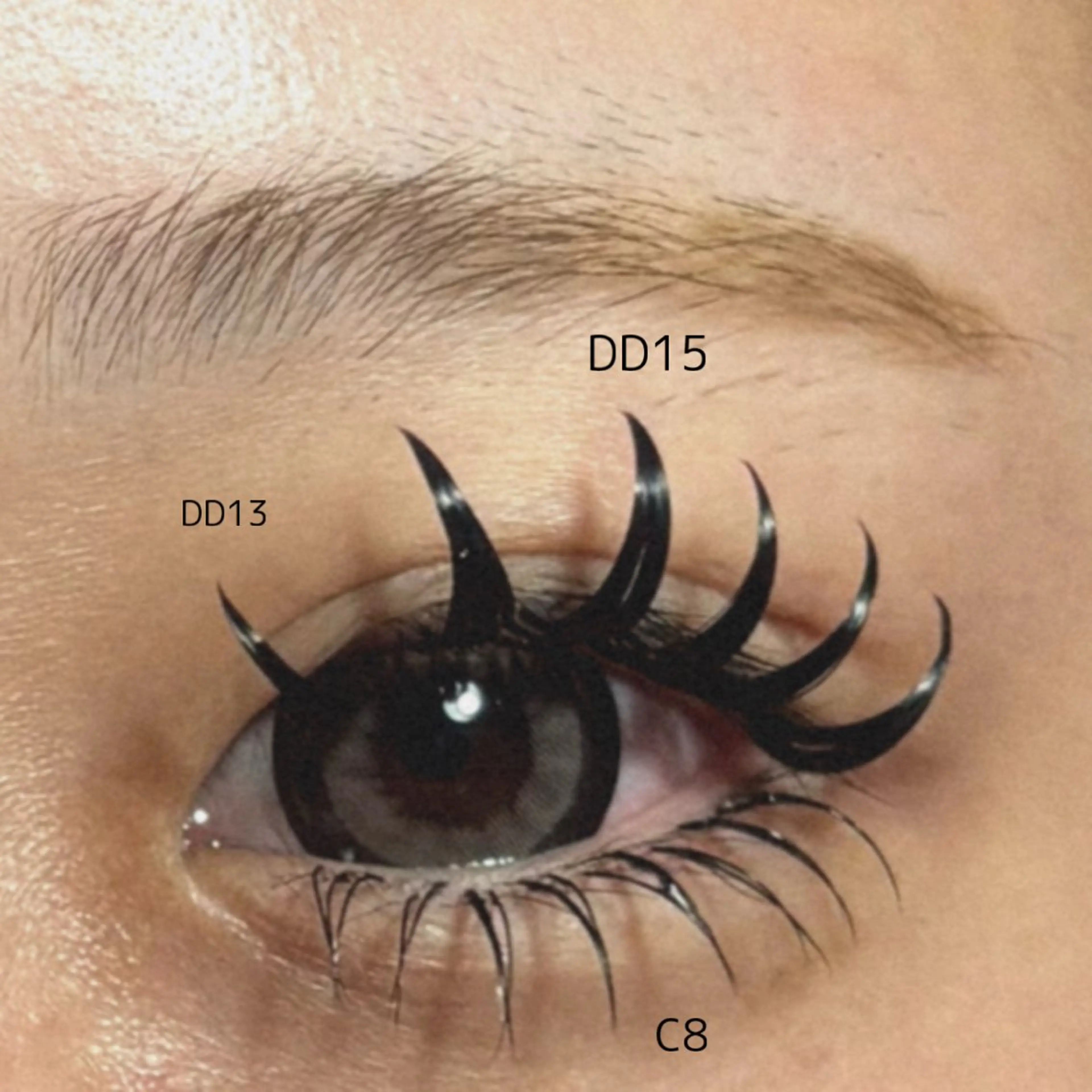 マツエク・マツパ 付け放題 バインドロック 束感まつ毛 マツエク STITCH.所属・STITCH 光佑のマツエク・マツパデザイン