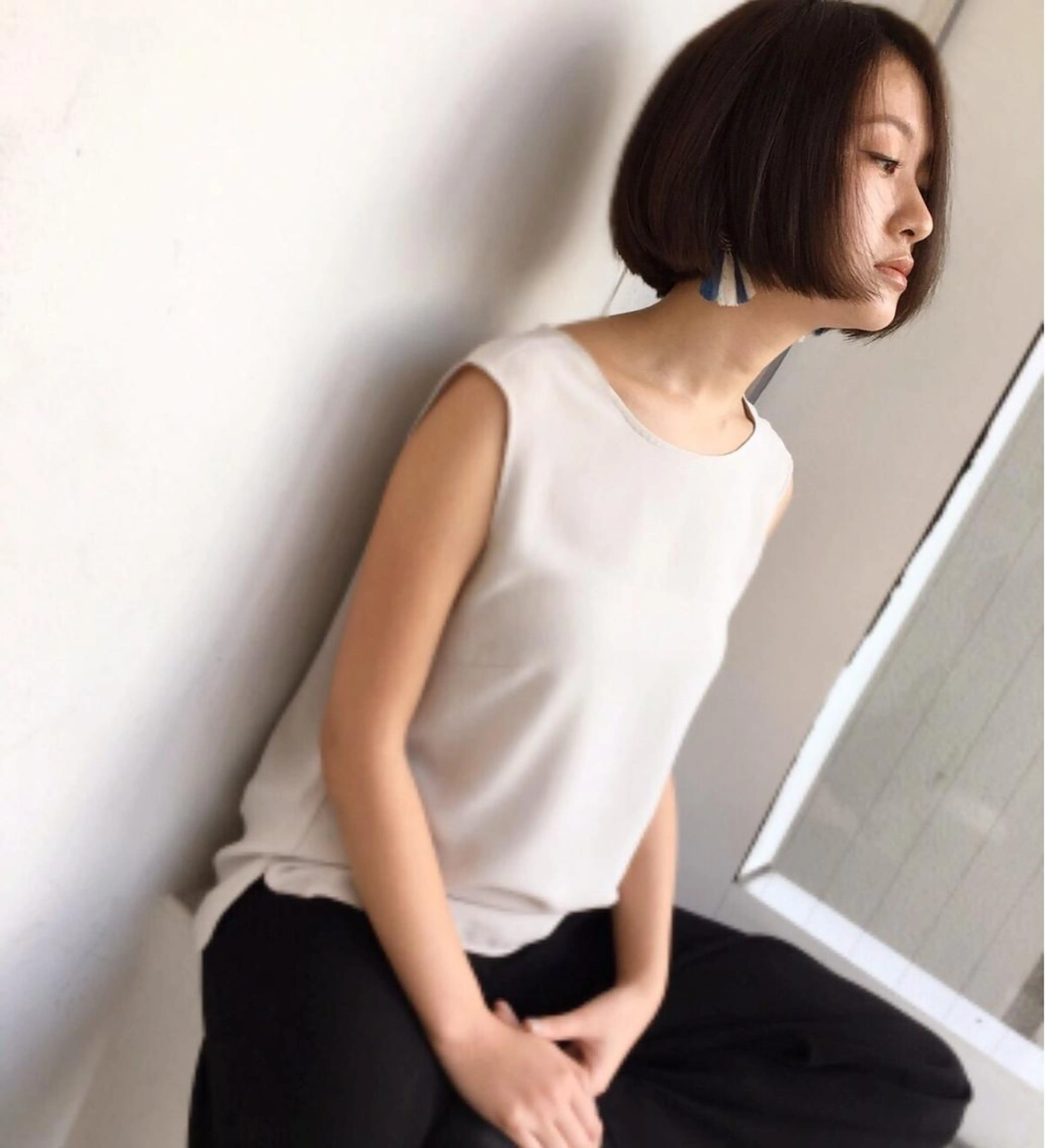 ショート カラー ボブ カット ヘアカラー 【店長】新垣 鷹平のヘアスタイル