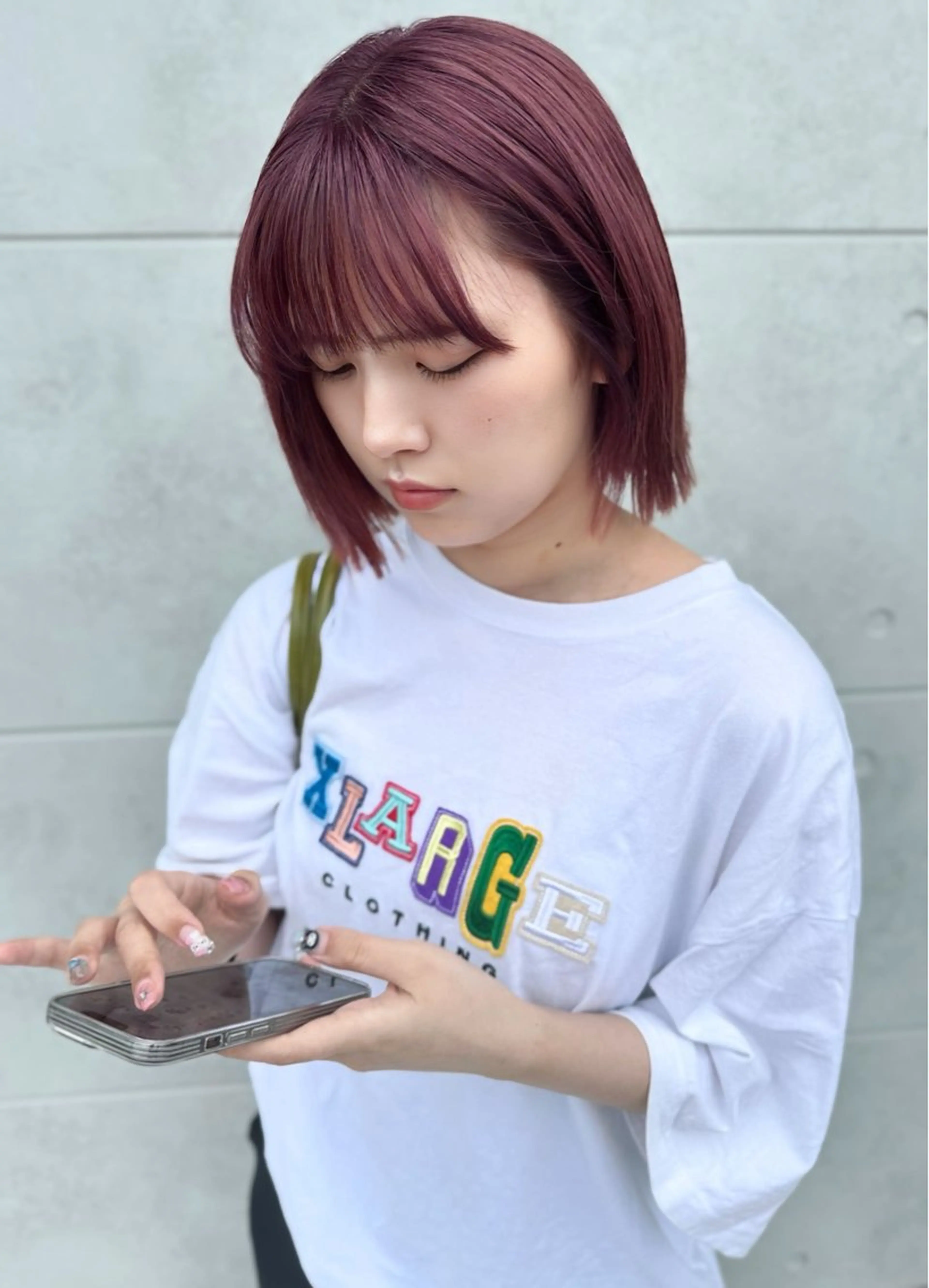 ショート 𝑭𝒖𝒌𝒂🩶 モテ髪×透明感カラーのヘアスタイル