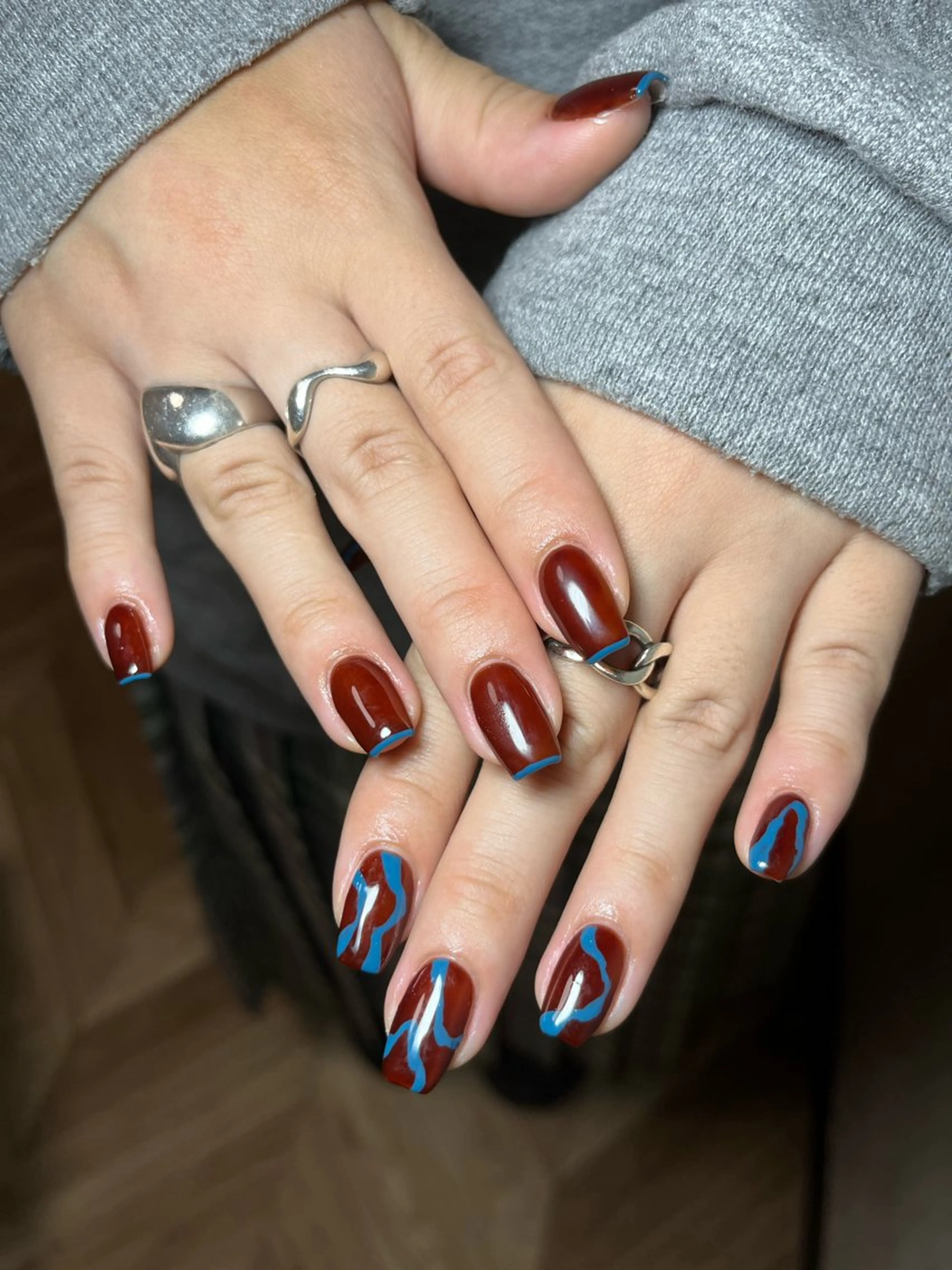 ネイル Amber21.所属・Nagahama Akariのネイルデザイン