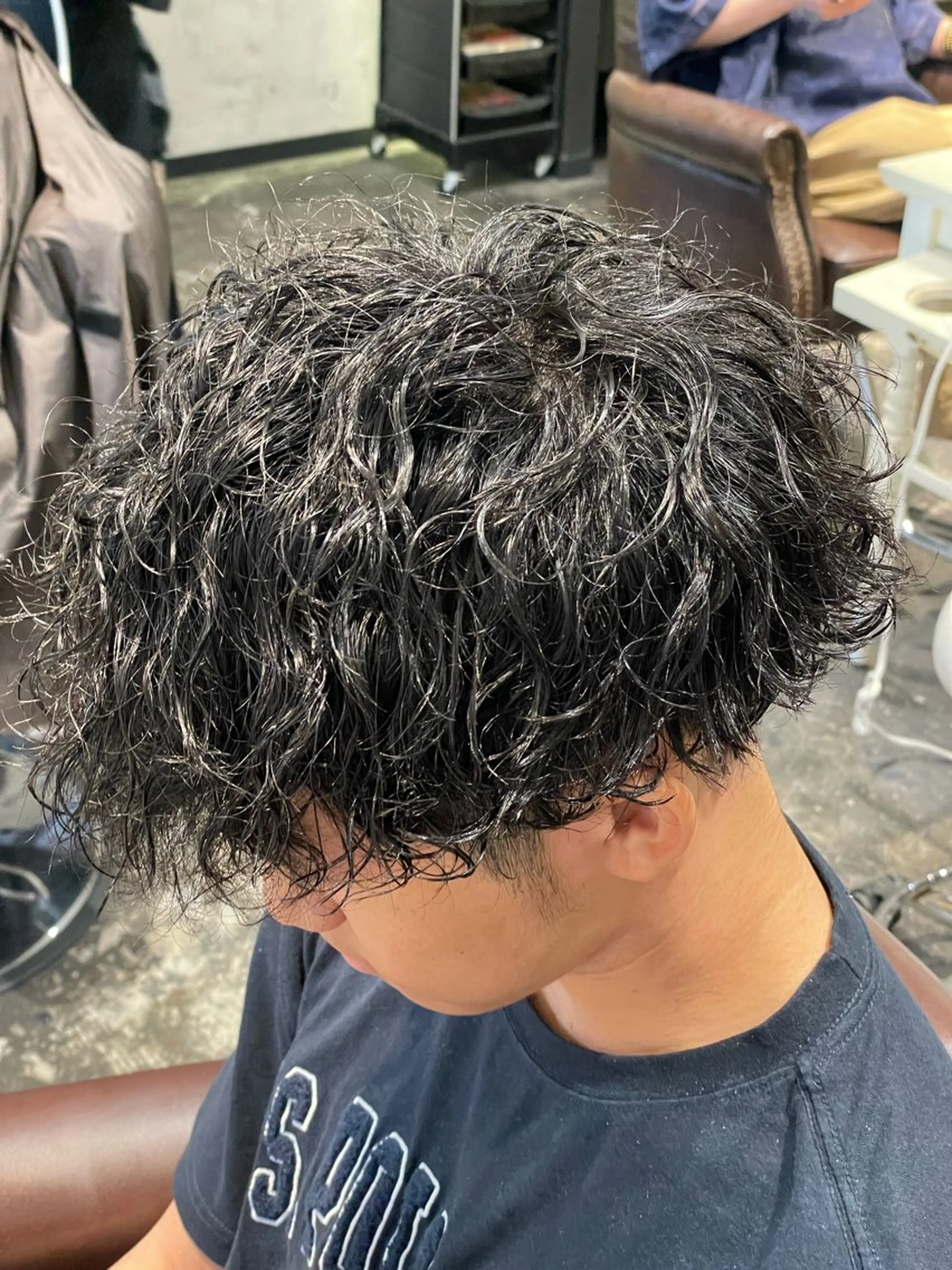 パーマ メンズ カット パーマ 💈メンズ職人 ルキト💈のヘアスタイル