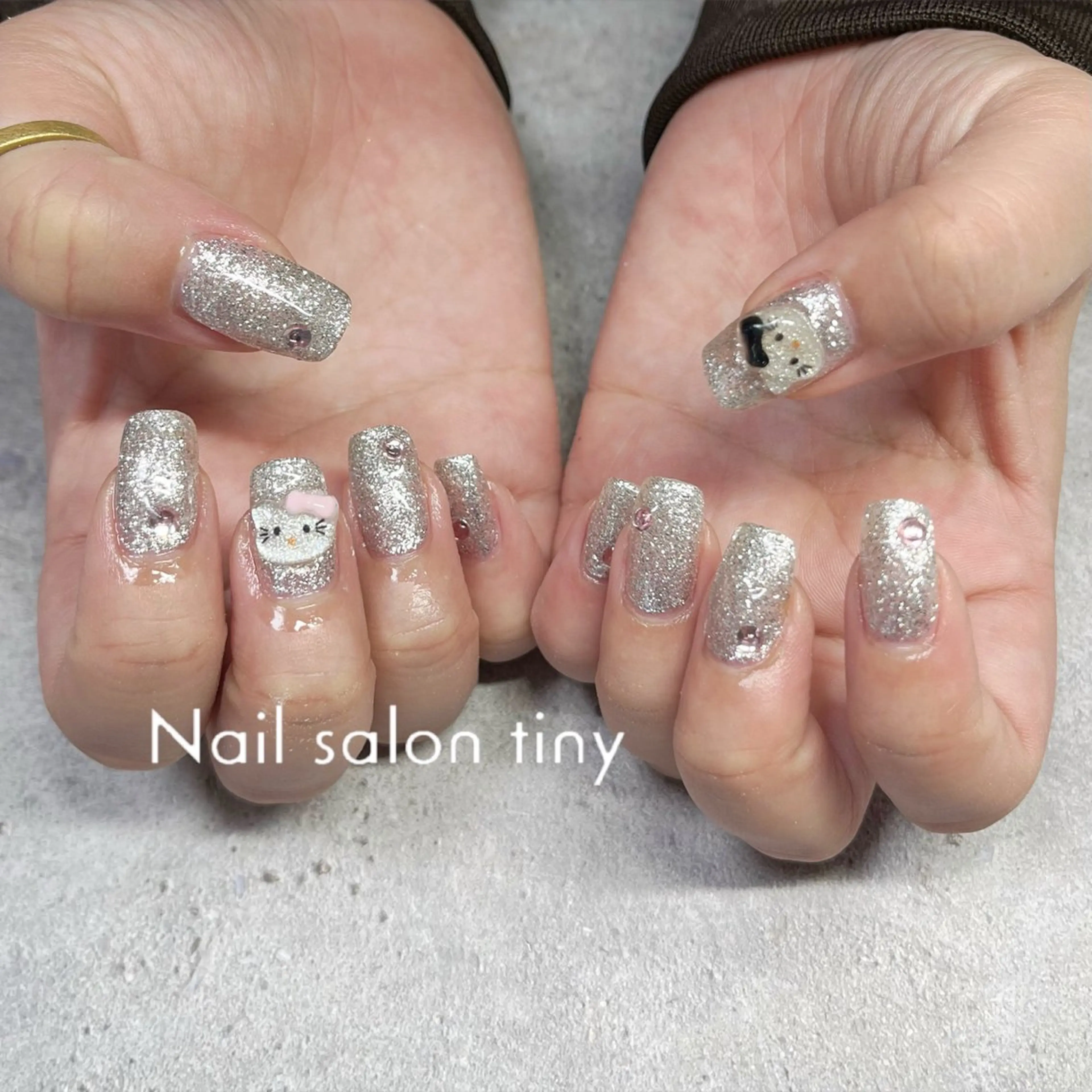 ネイル ワンカラーネイル Nail salon tiny🩵のネイルデザイン
