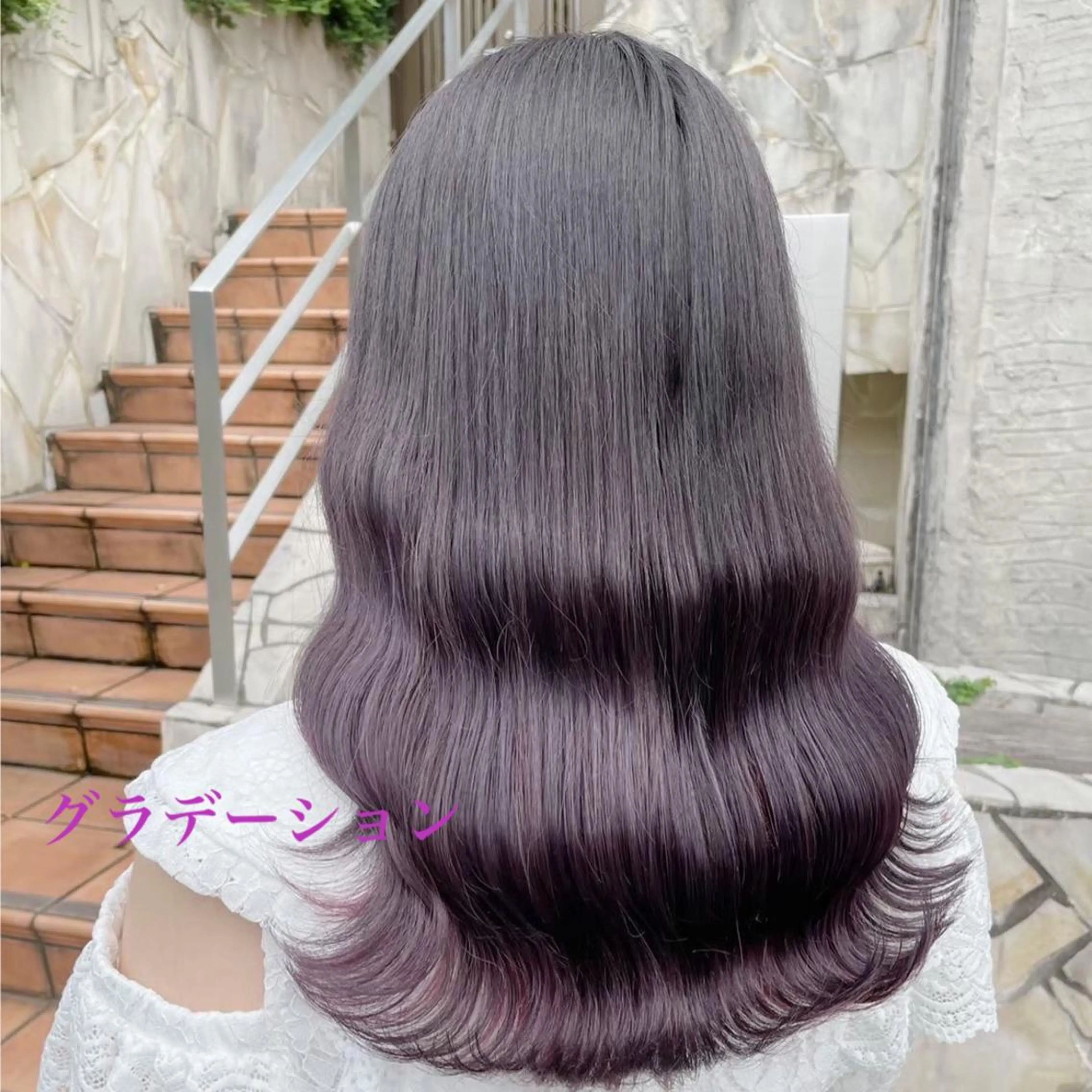 カラー アッシュ アッシュグレー アッシュグレージュ バレイヤージュ ミストバング 🫧似合わせデザイン 🫧MIKU🪼のヘアスタイル