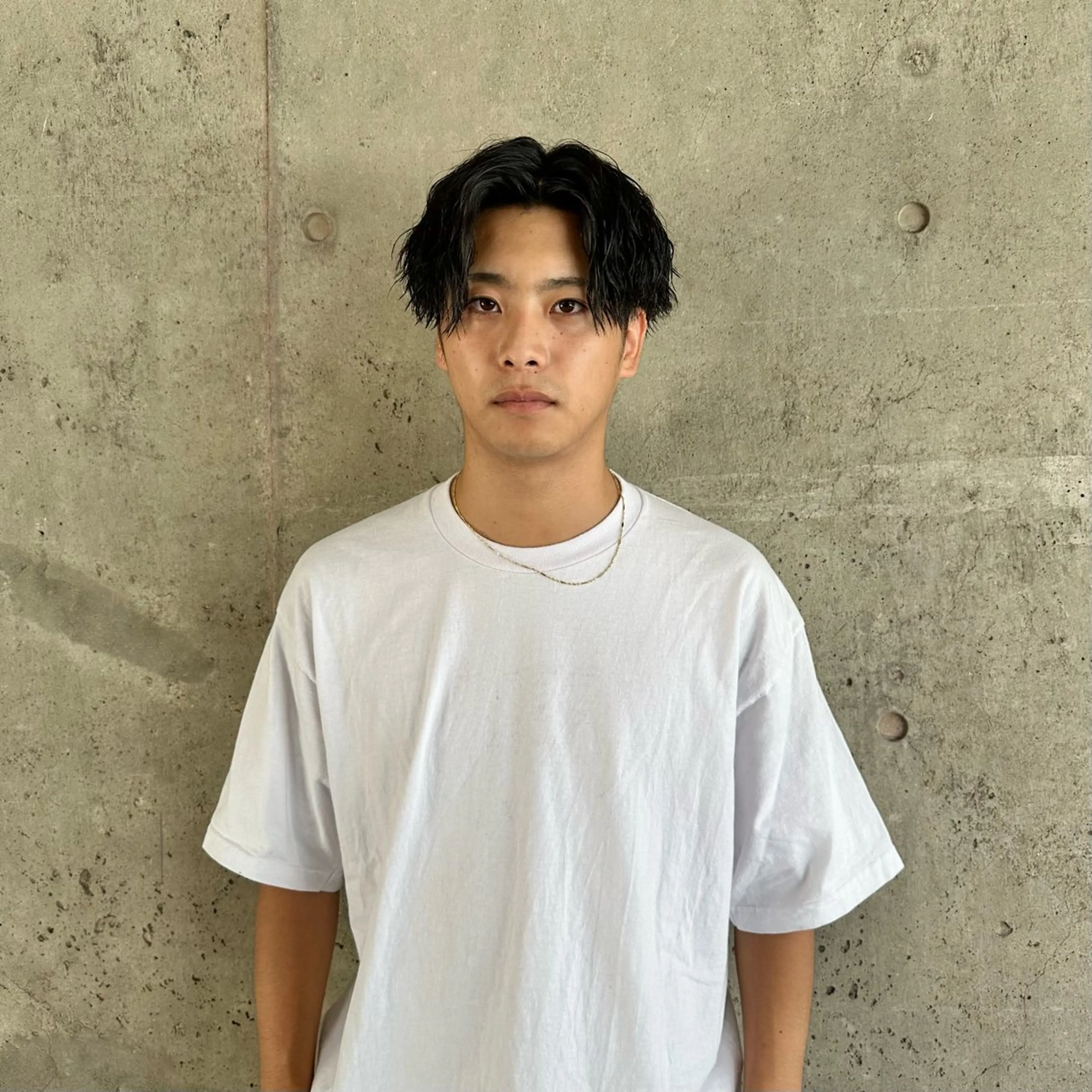 メンズカット＋カラーの写真