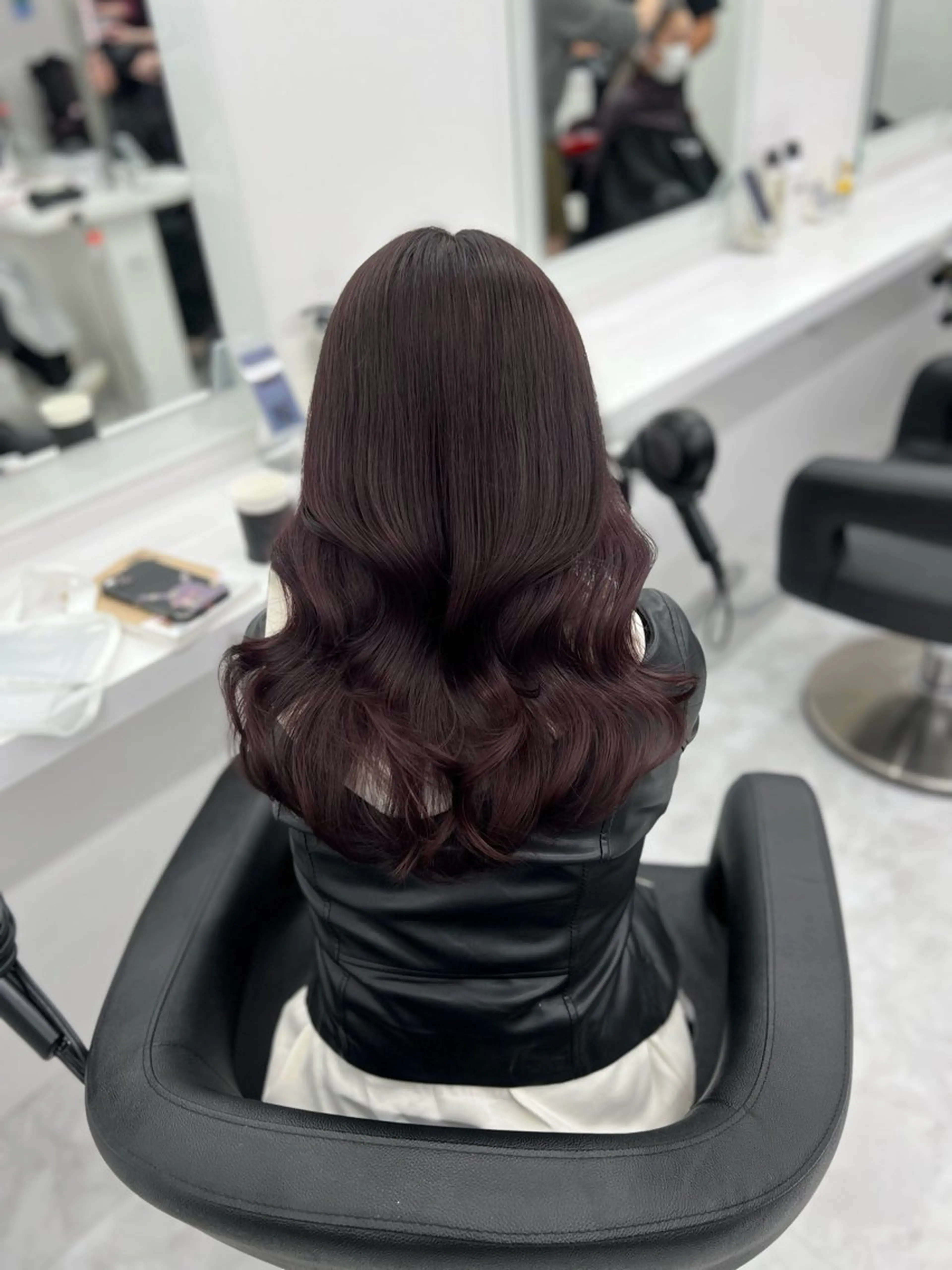 セミロング カラー ヘアアレンジ 💖似合わせカラー レイヤー💖ブリーチのヘアスタイル