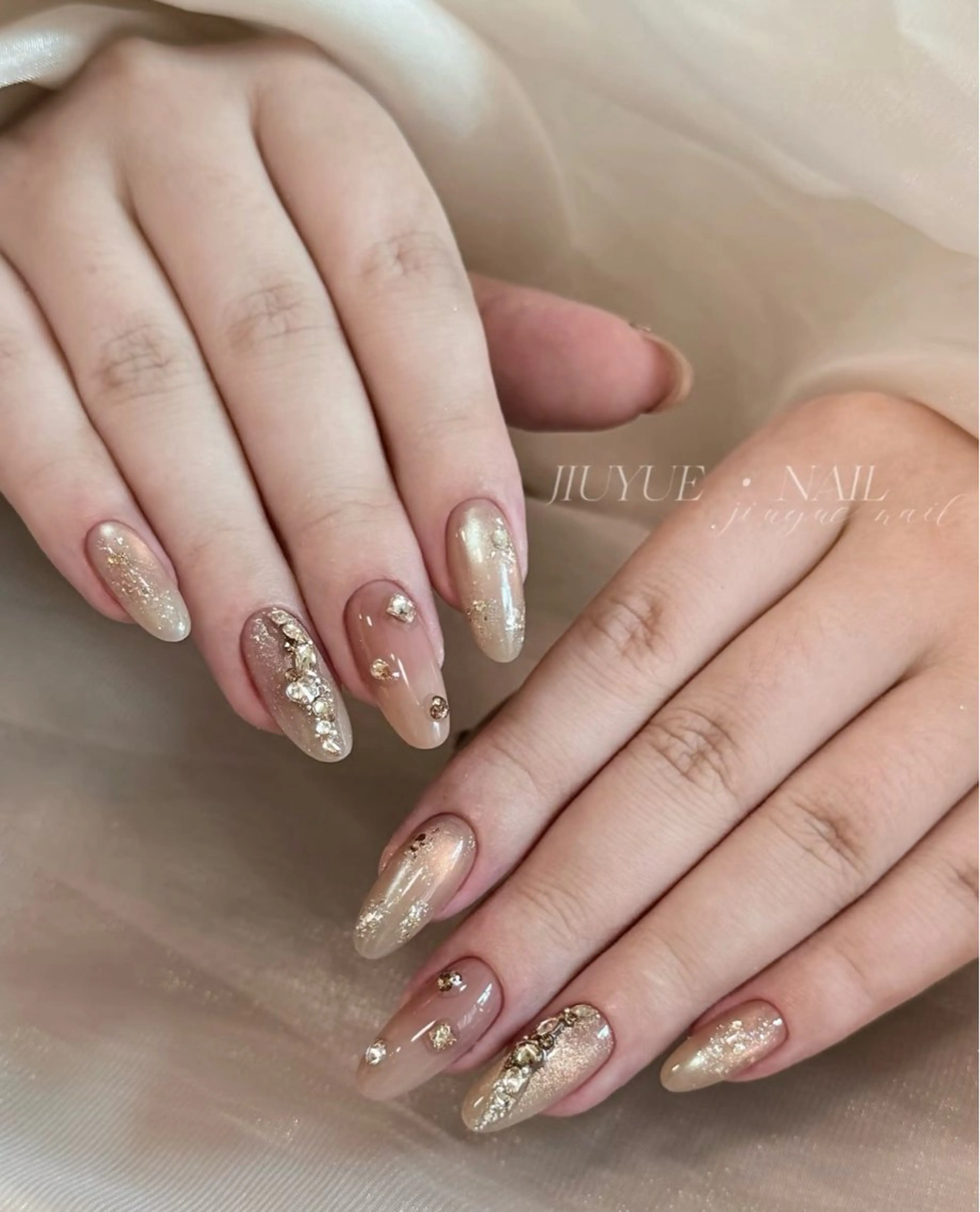 ネイル ハンドネイル 🫧 はる🩵のネイルデザイン