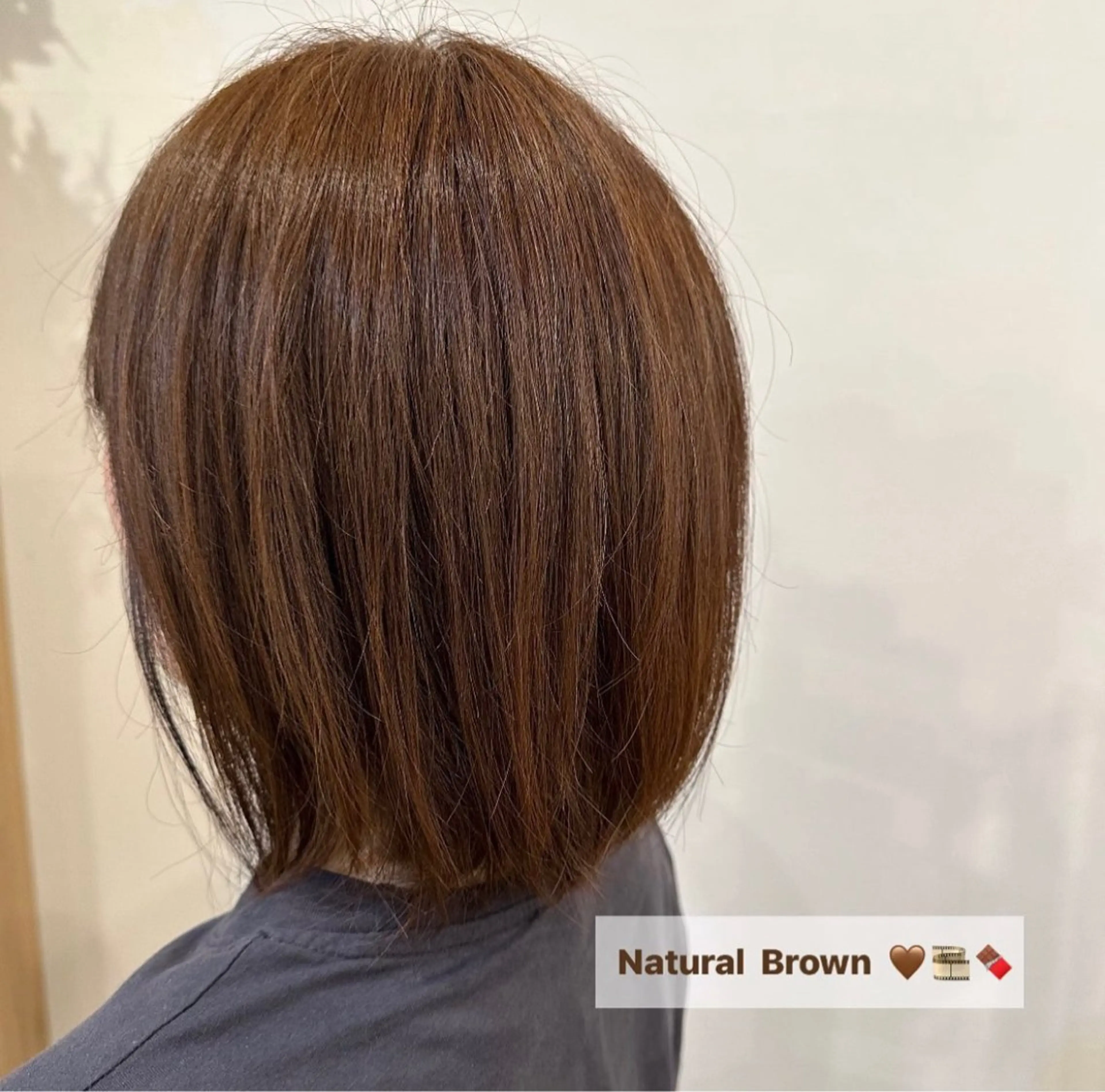 ミディアム 福井 優羽のヘアスタイル