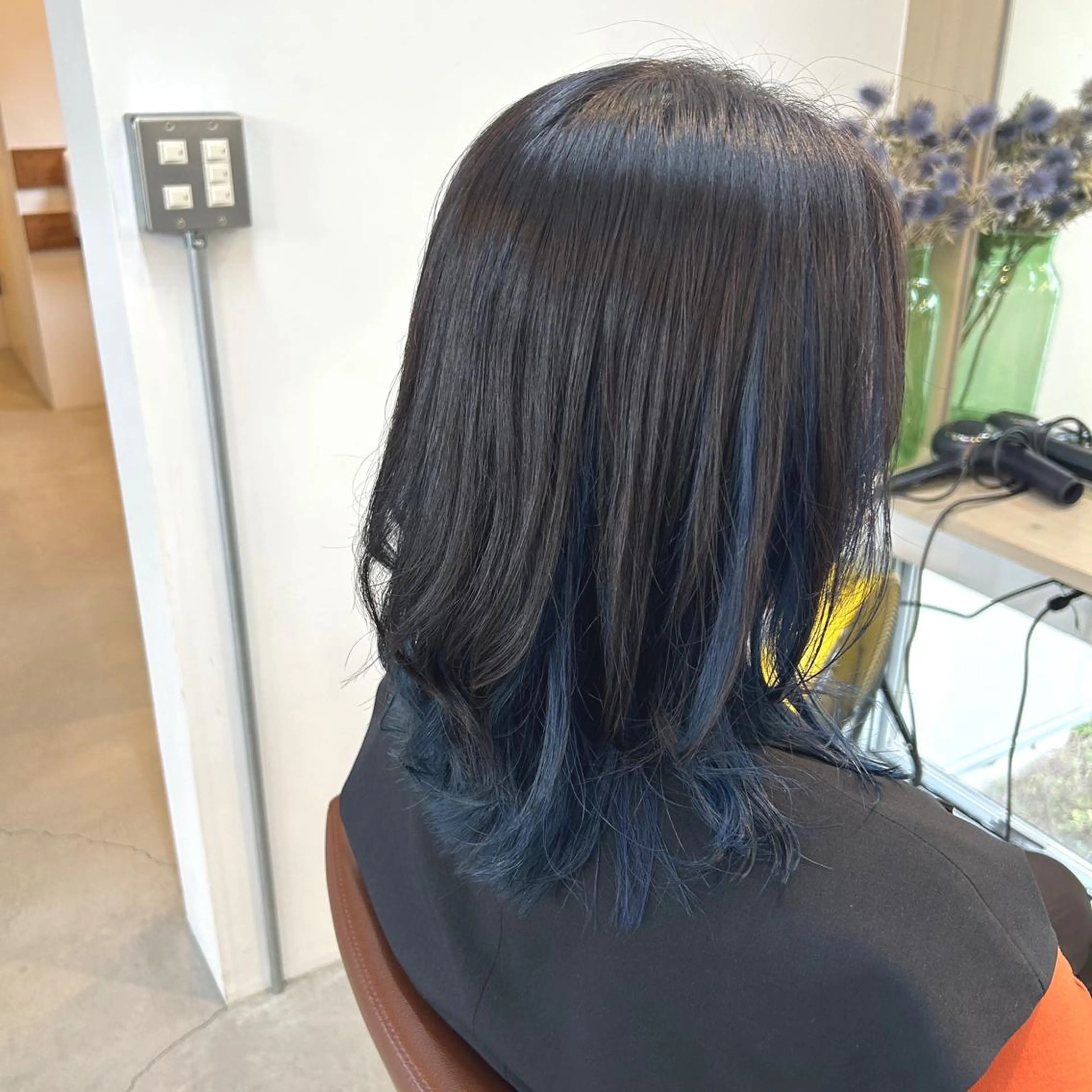 ミディアム ヘアカラー 綿貫 美雪のヘアスタイル