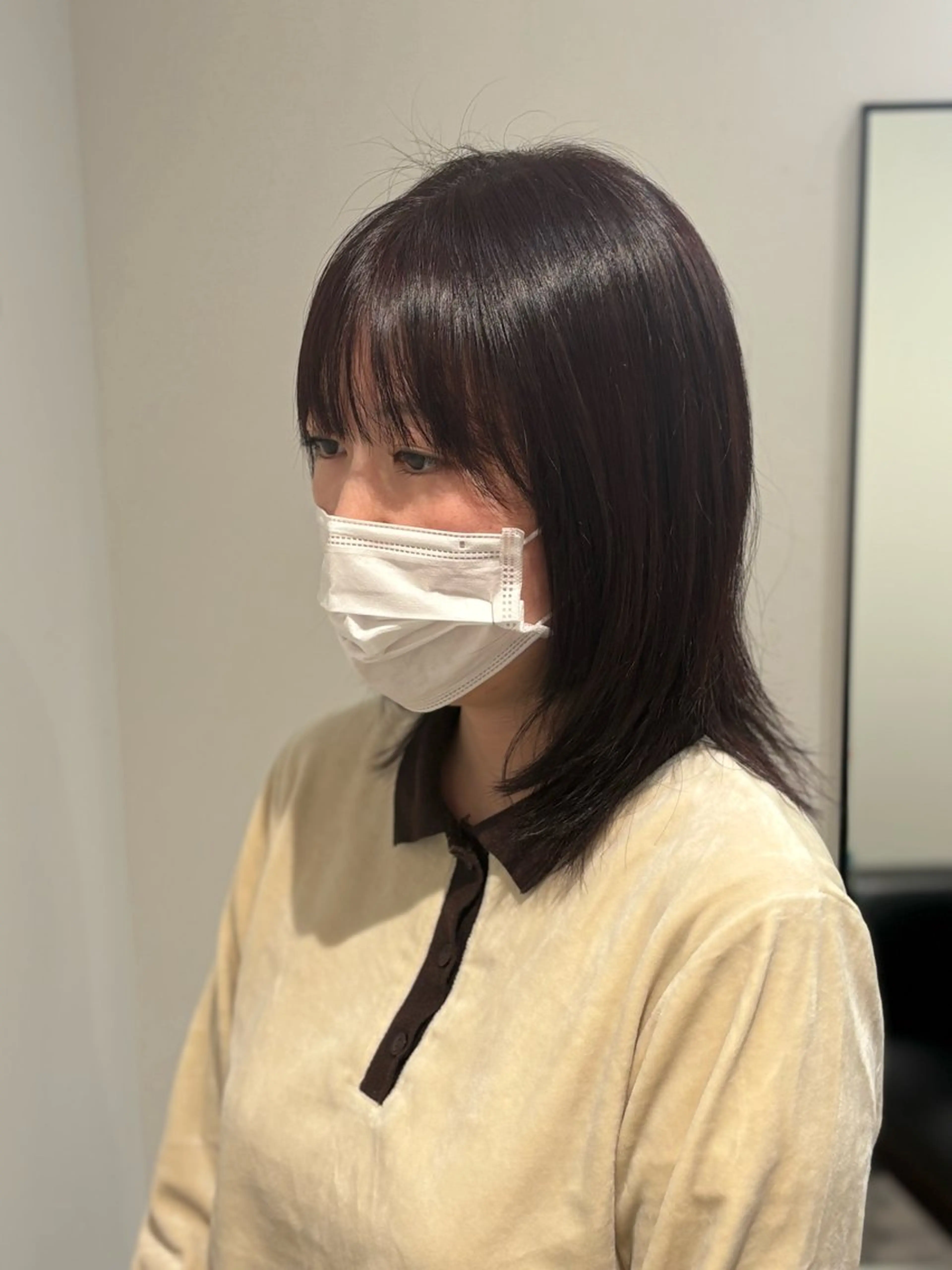 ミディアム よしえ /心斎橋美容室のヘアスタイル