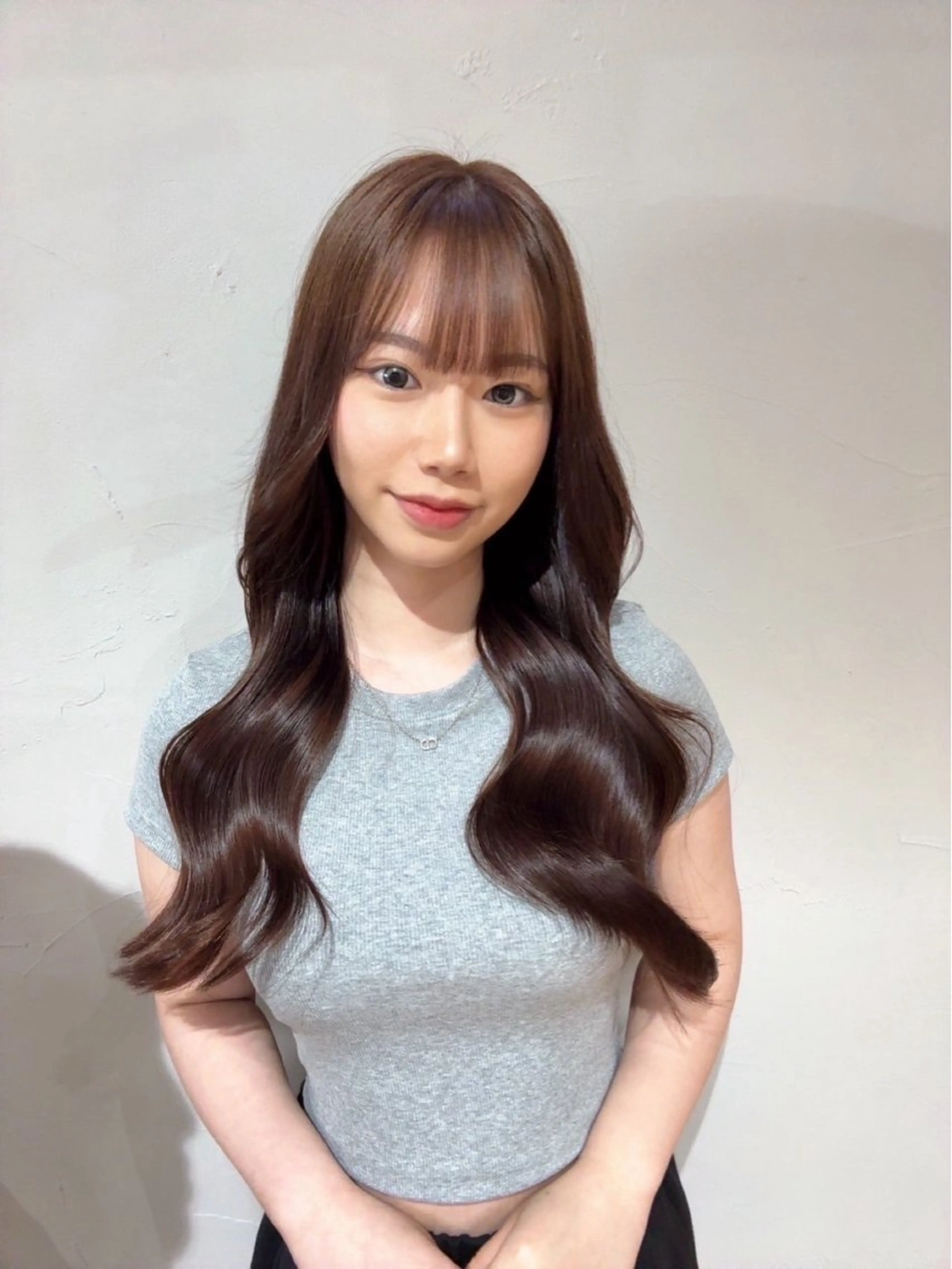 セミロング プルシールエクステ/ ハイトーン/ブリーチのヘアスタイル