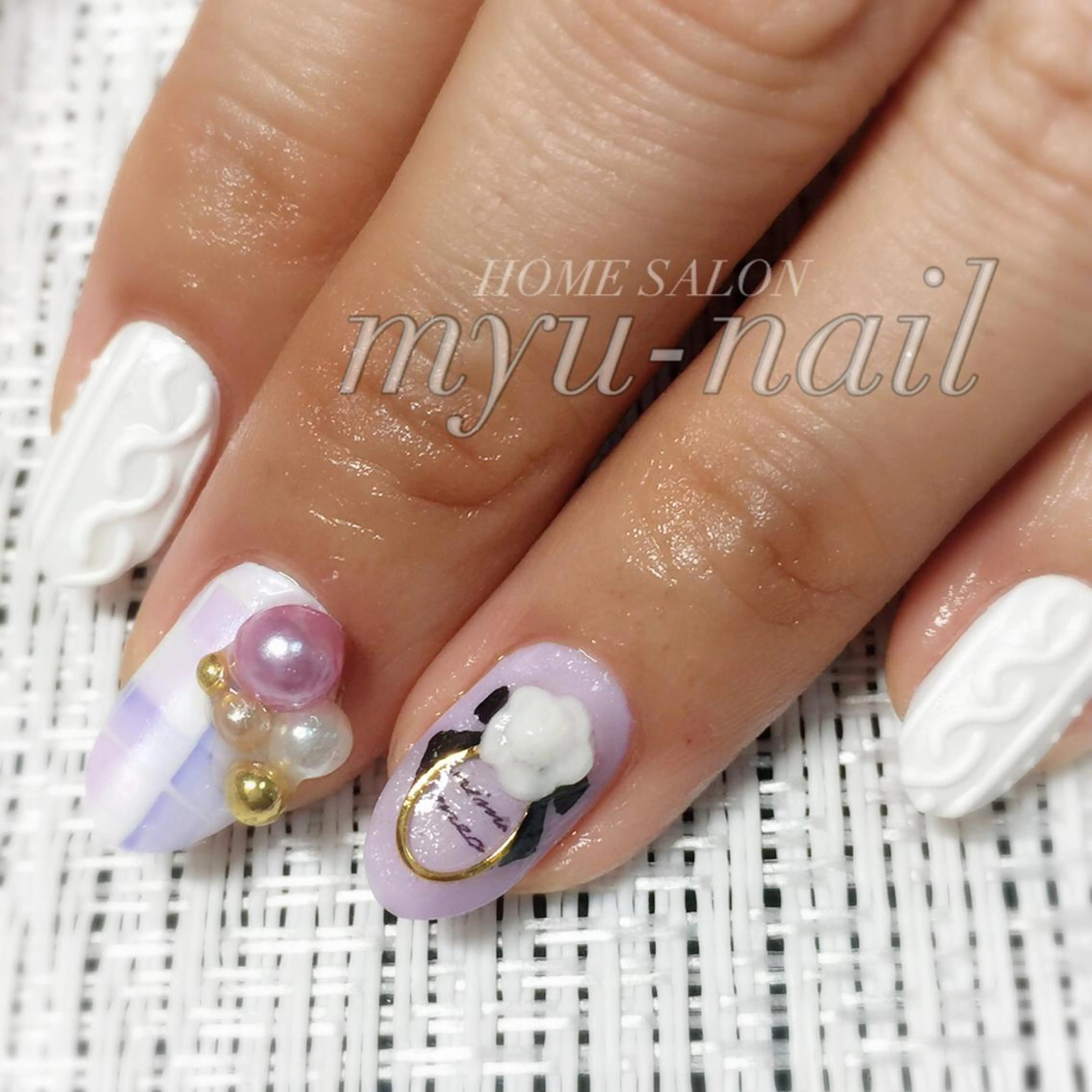 ネイル ハンドネイル ホームサロン myu-nailのネイルデザイン