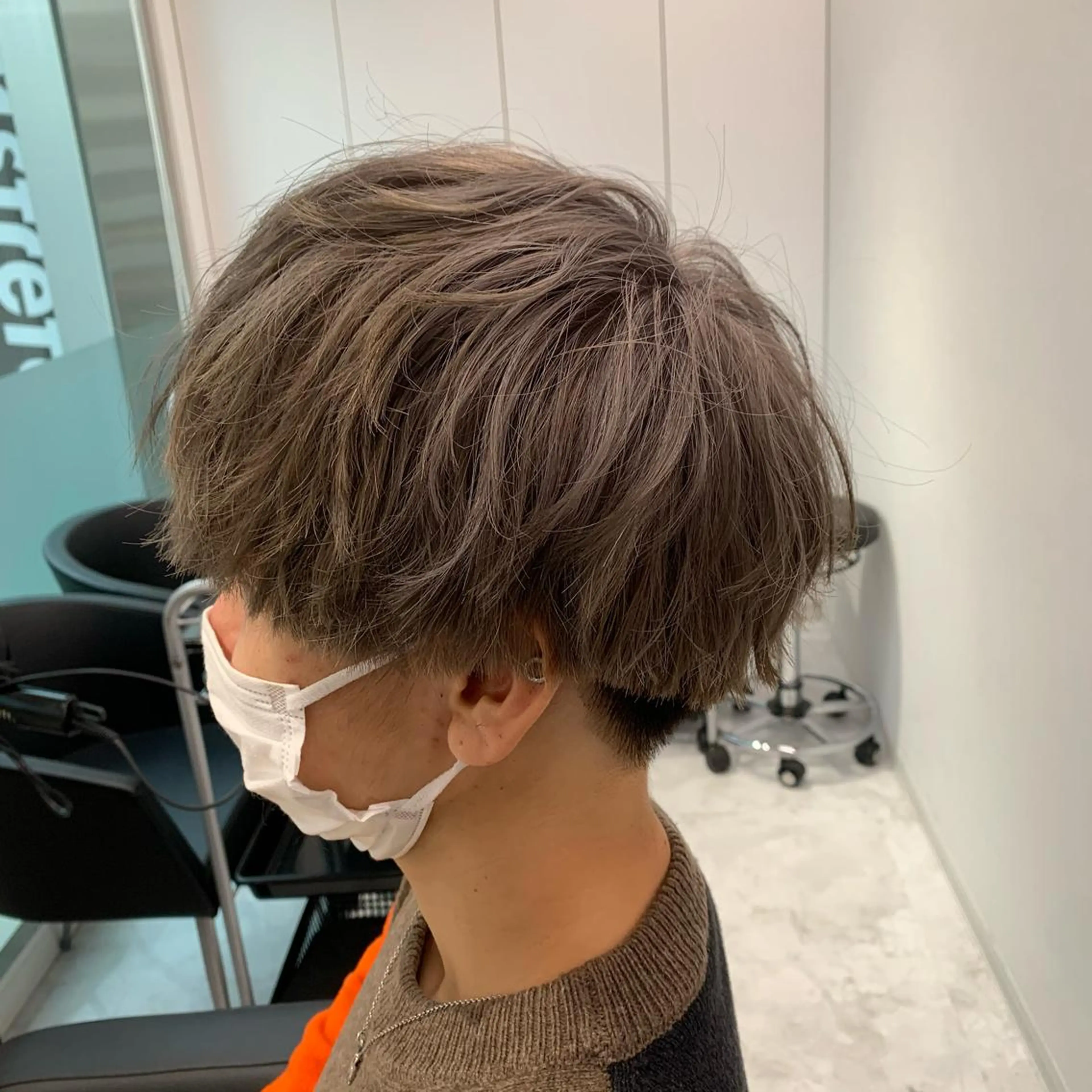 ショート カラー ヘアアレンジ メンズ カット ヘアカラー トリートメント ヘアセット EMANON池袋3rd所属・ダブルカラー｜ なおき｜池袋美容師のヘアスタイル