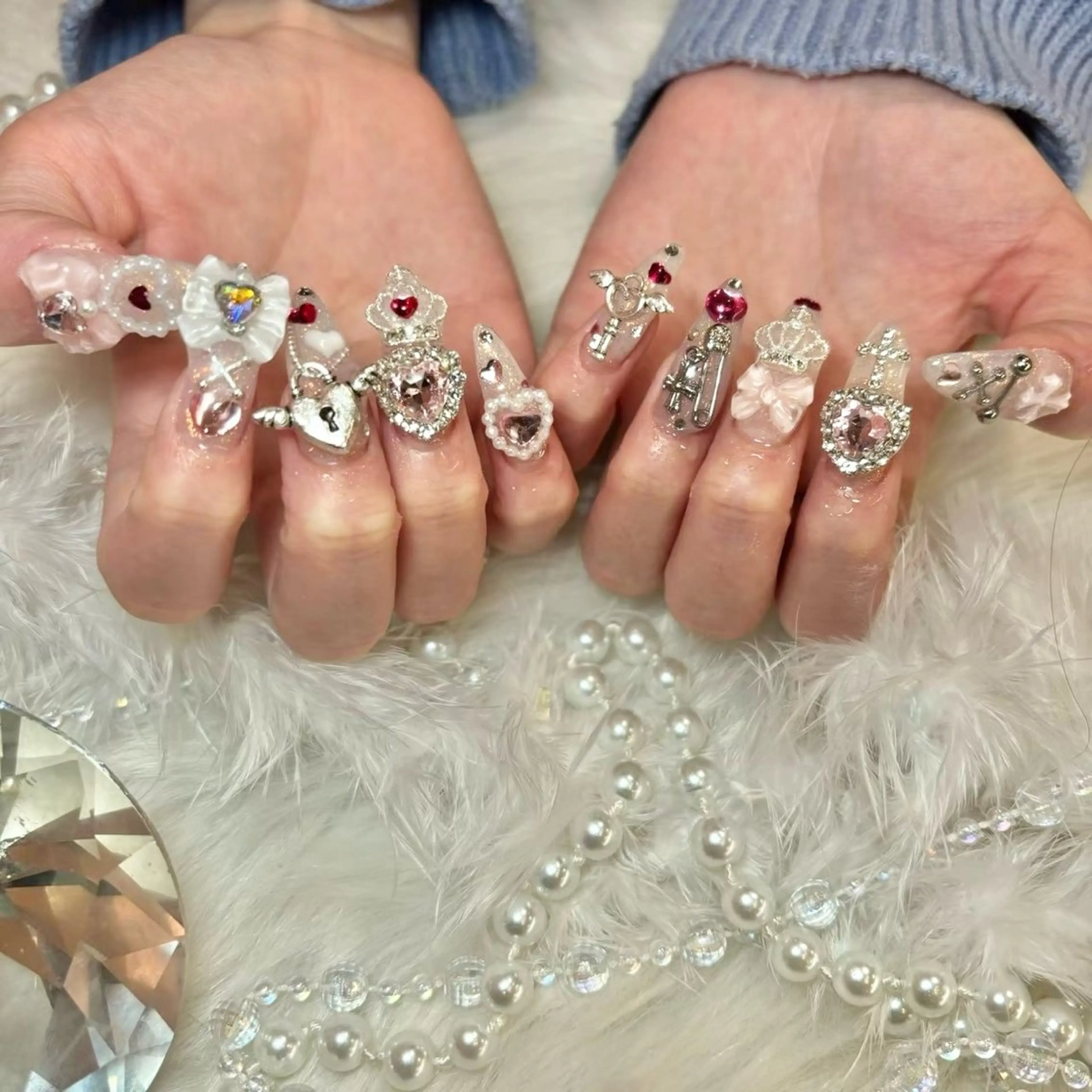 ロング mionail 八木のネイルデザイン