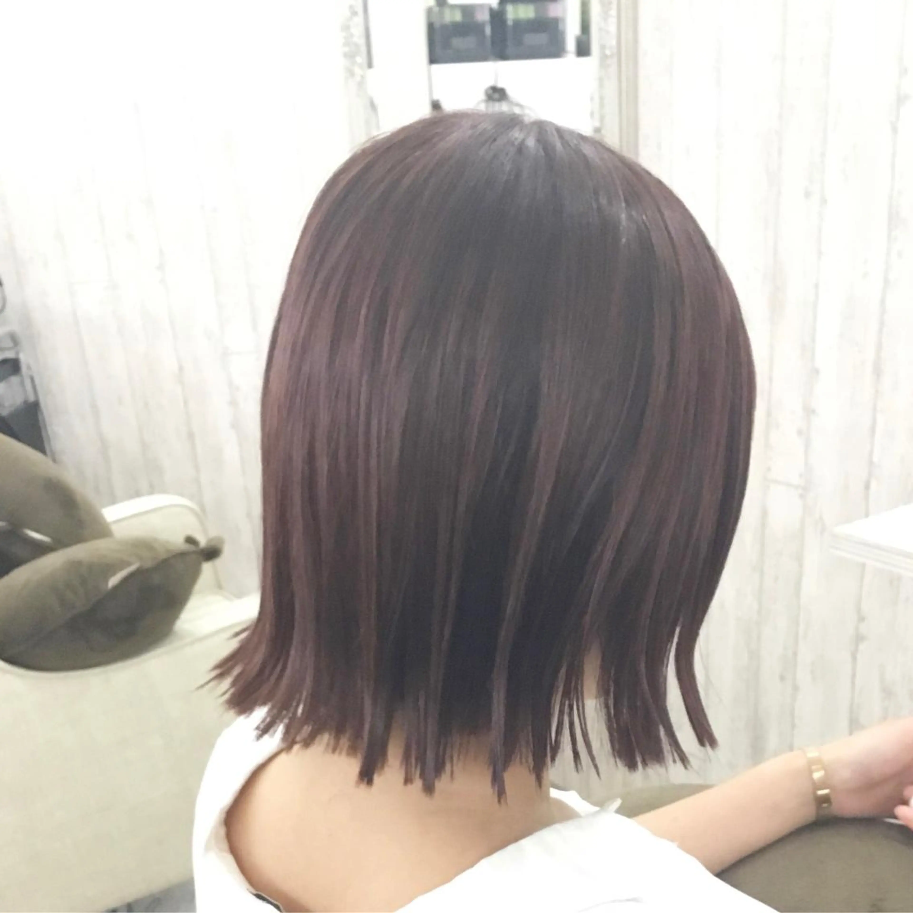 ミディアム カラー ラベンダーカラー ピンクカラー ピンクラベンダー ボブ kazufumi ..のヘアスタイル