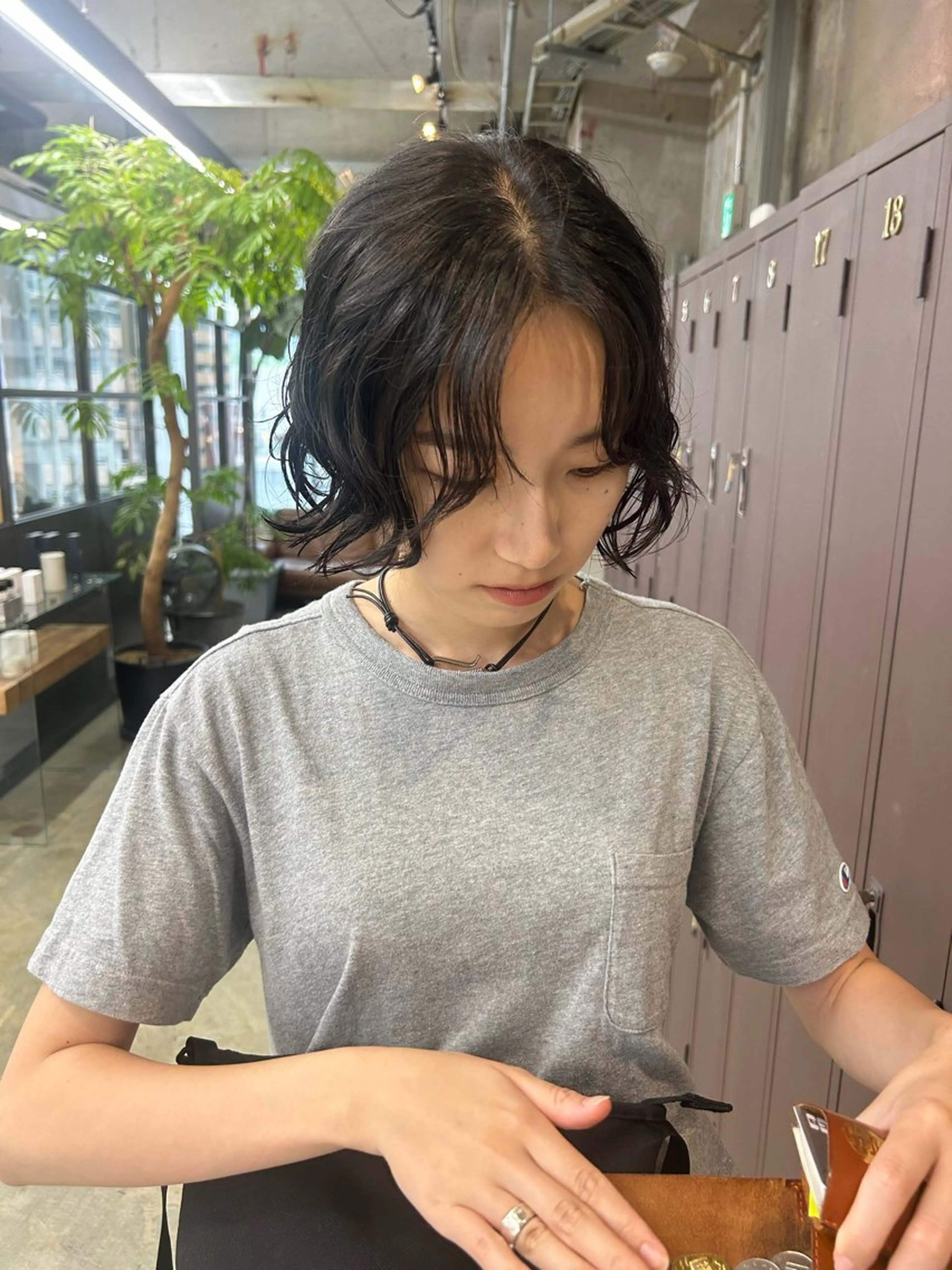 ショート カット ヘアカラー パーマ 伊藤ほのか/パーマ /酸性ストレートのヘアスタイル