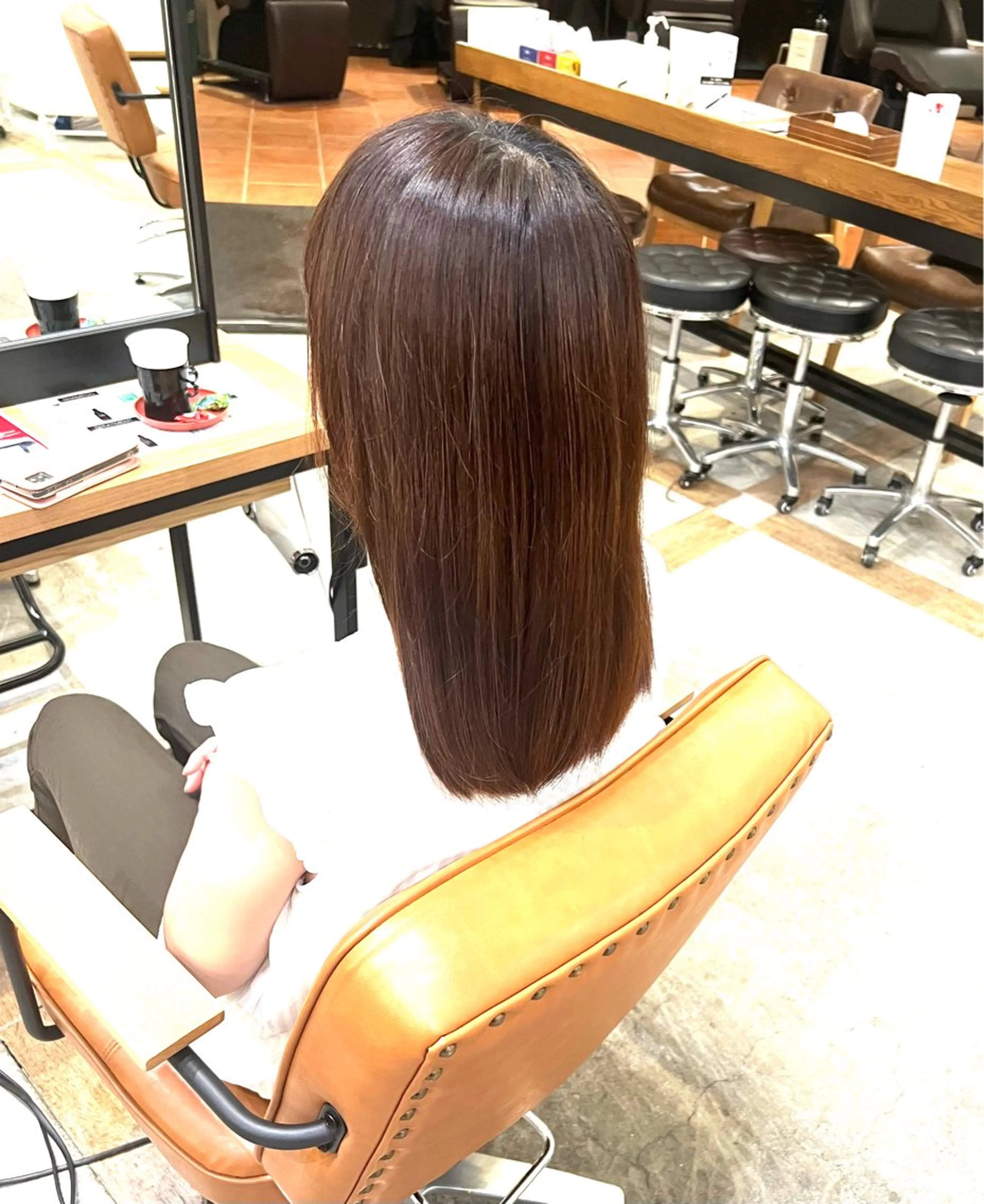 セミロング ヘッドスパ/縮毛矯正 /横山陸人のヘアスタイル