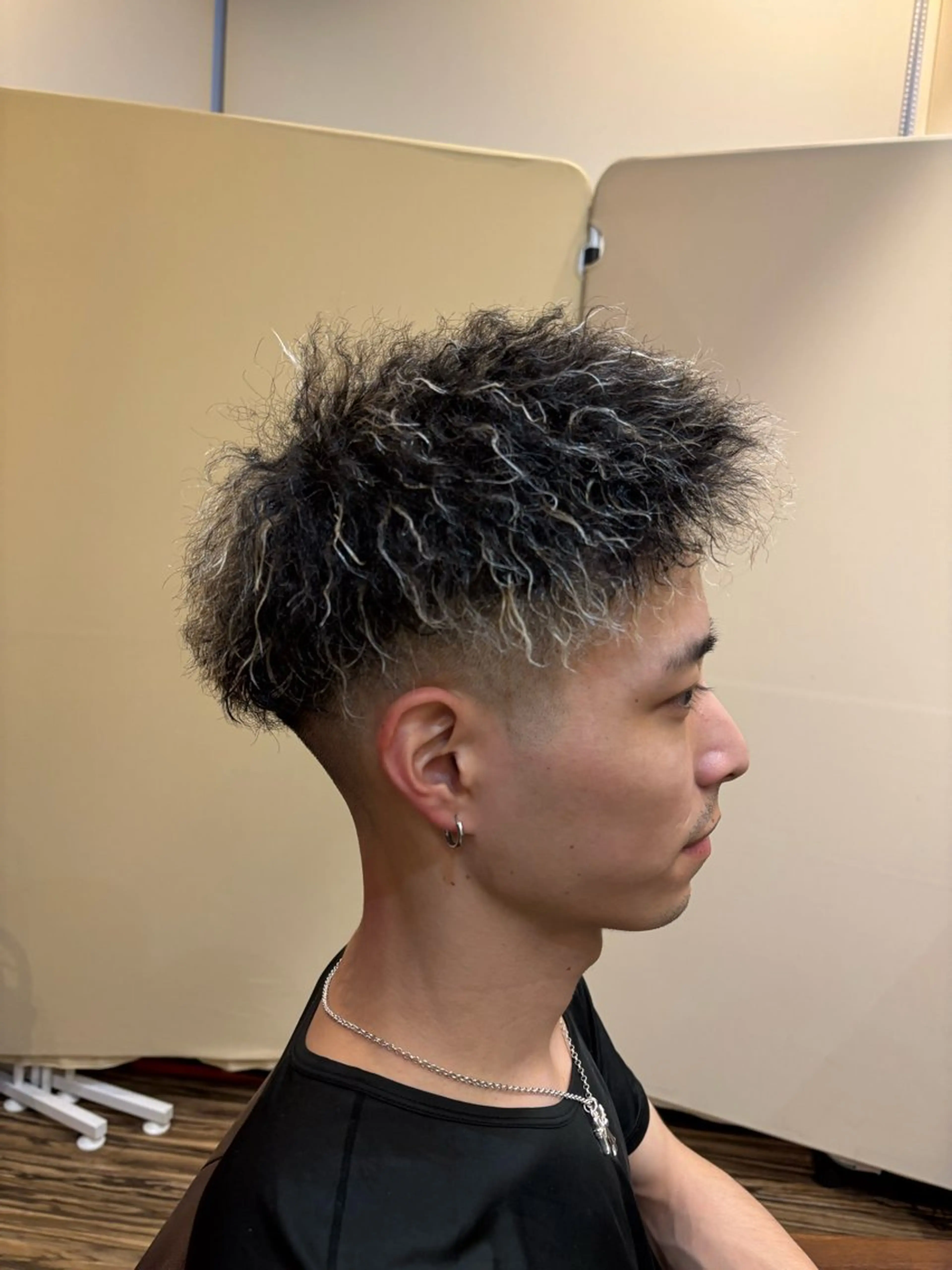 カラー パーマ メンズ パーマ特化美容師 ナガイのヘアスタイル