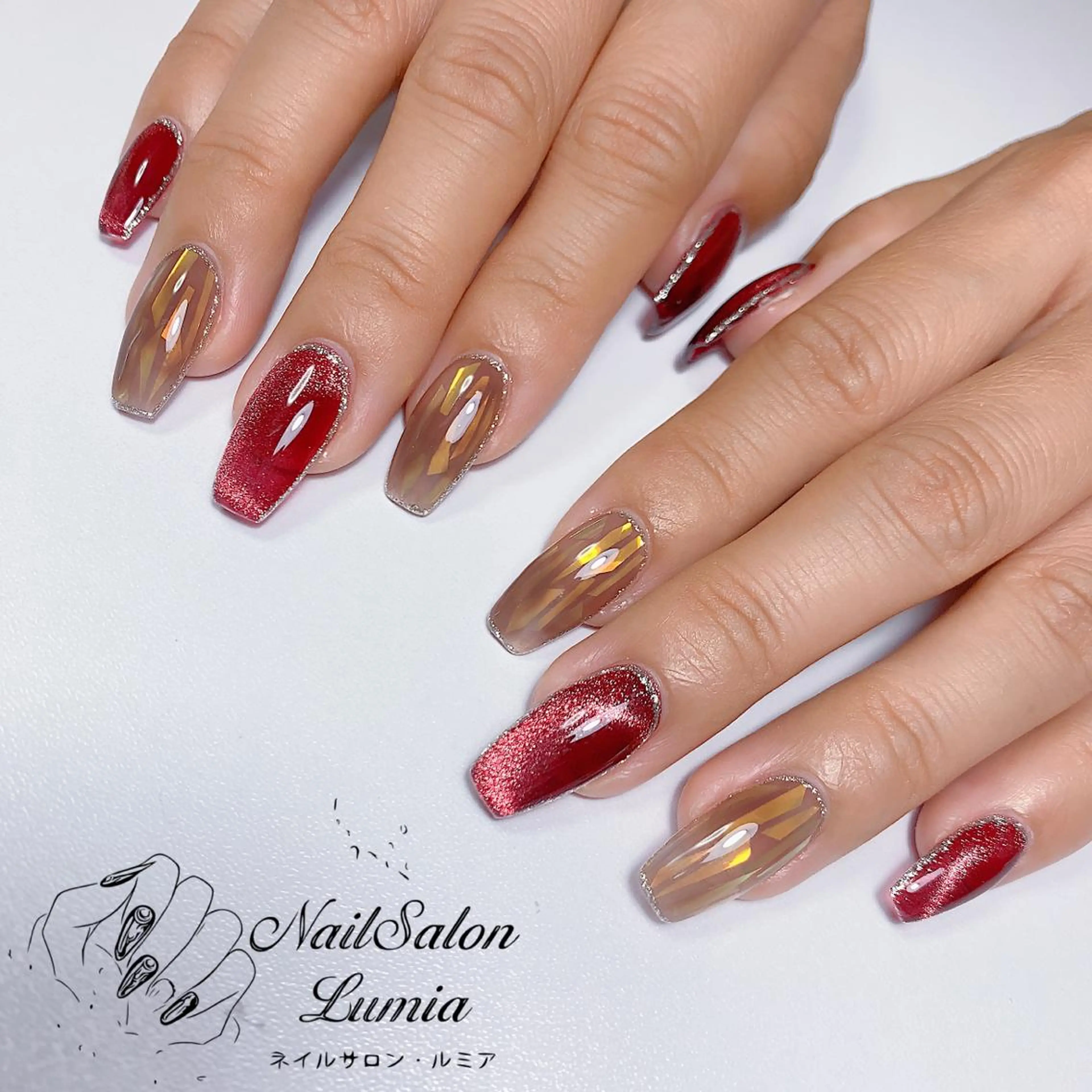 ネイル ハンドネイル ネイルサロン ルミア Lumia 店長のネイルデザイン