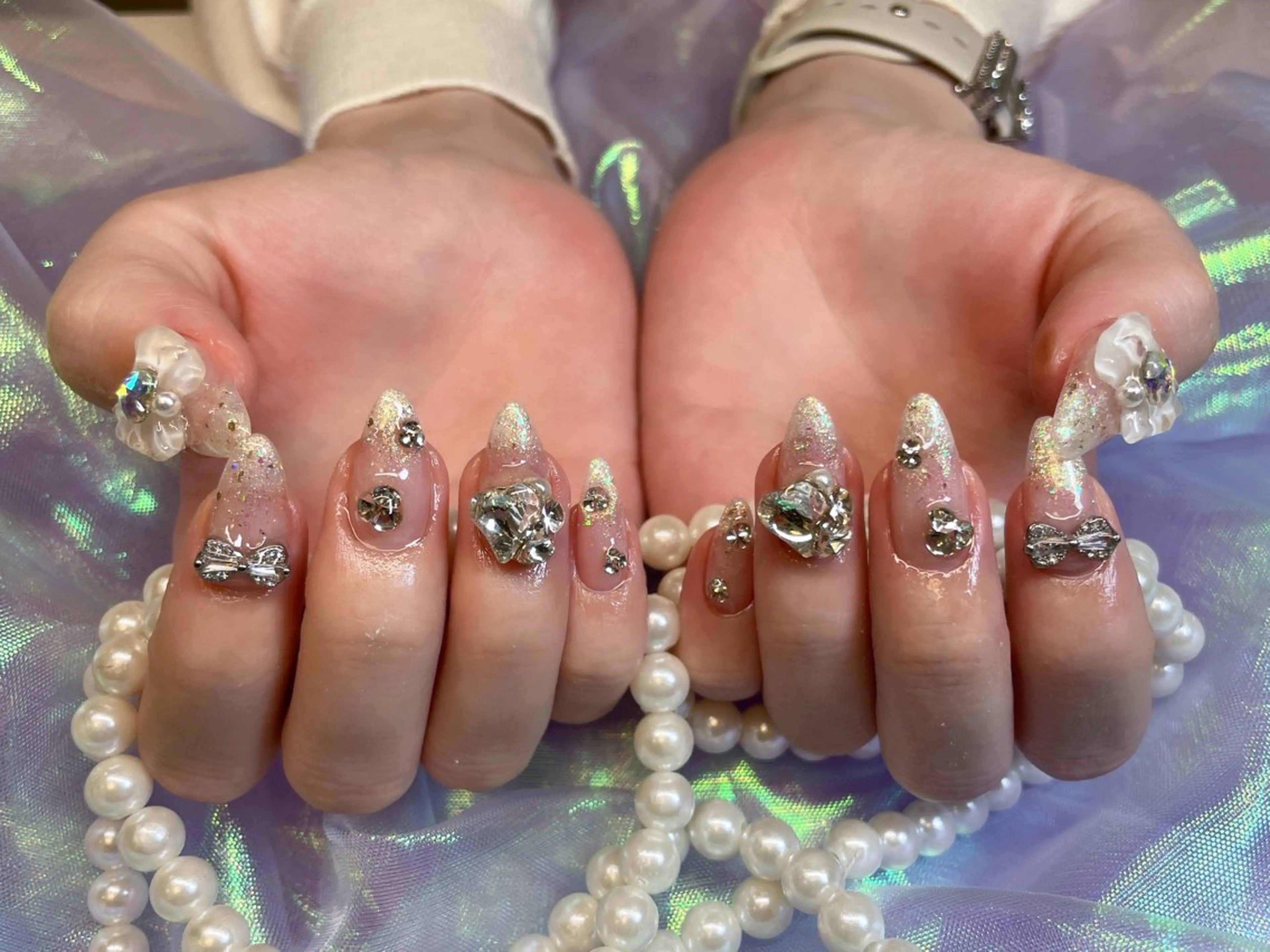 ネイル ハンドネイル フットネイル ハンドケア More Glam渋谷店のネイルデザイン