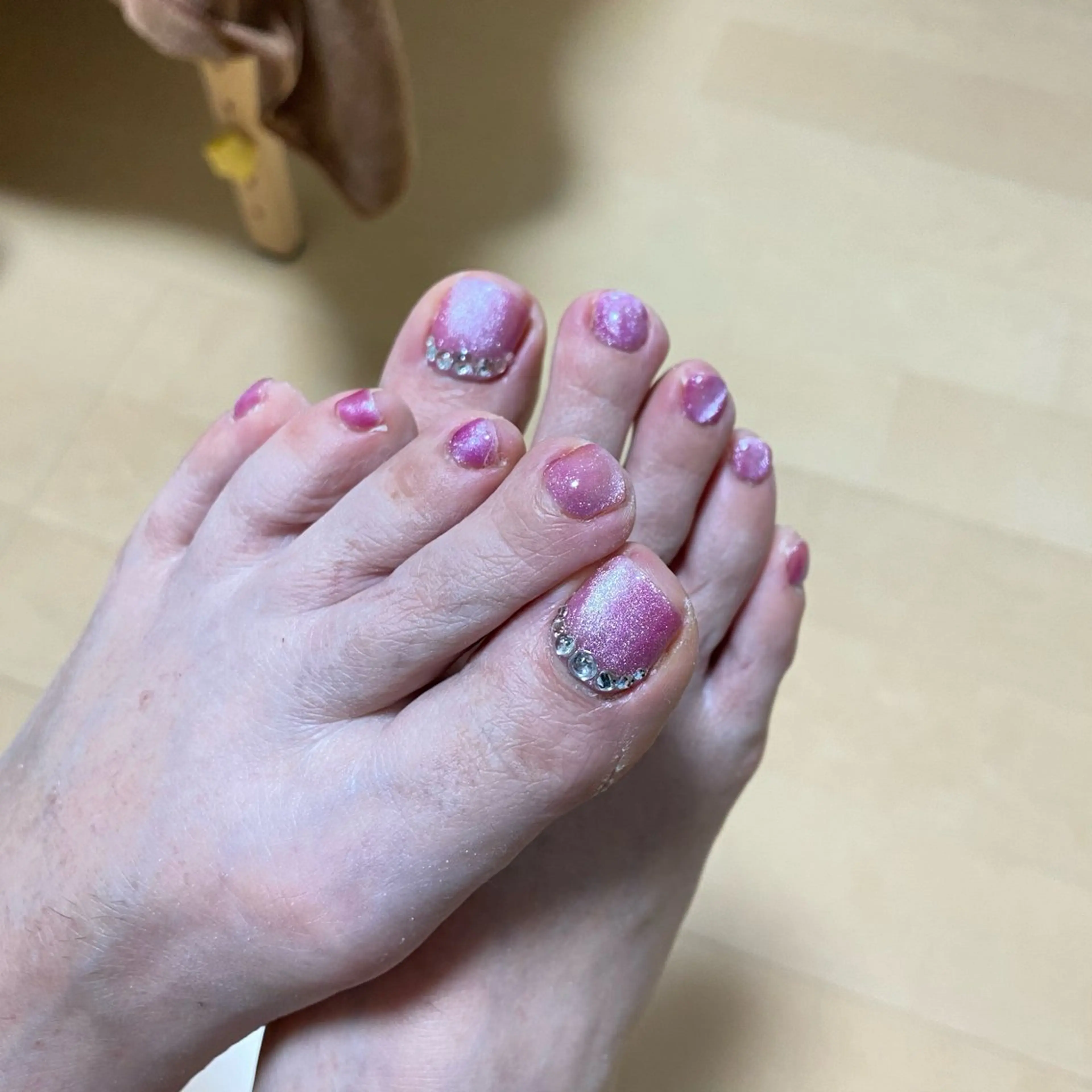 ネイル フットネイル マグネットネイル 春ネイル フットネイル COCO+所属・COCO +のエステ・リラクイメージ