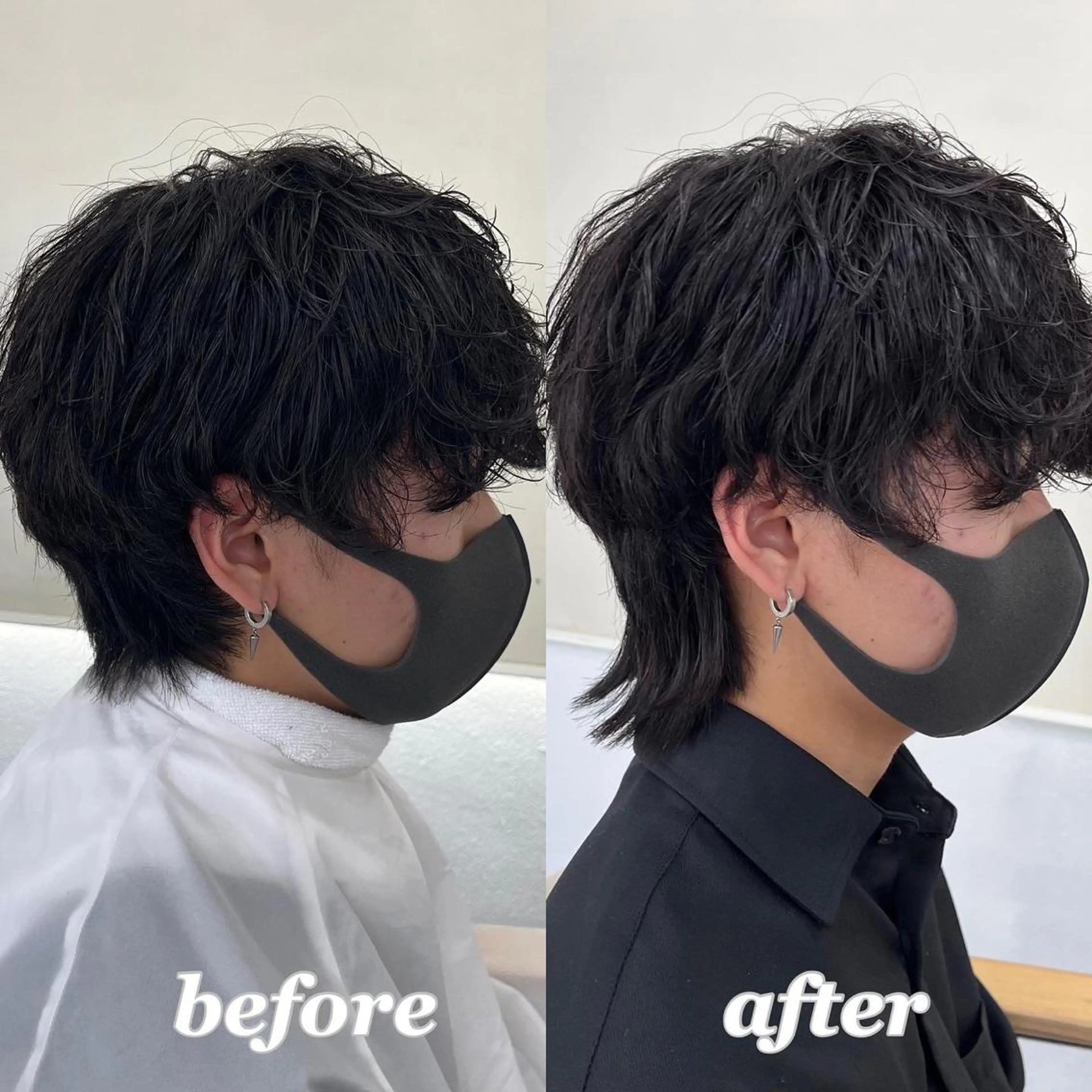 ショート エクステ ハイトーン 💭黒崎ハルカのヘアスタイル