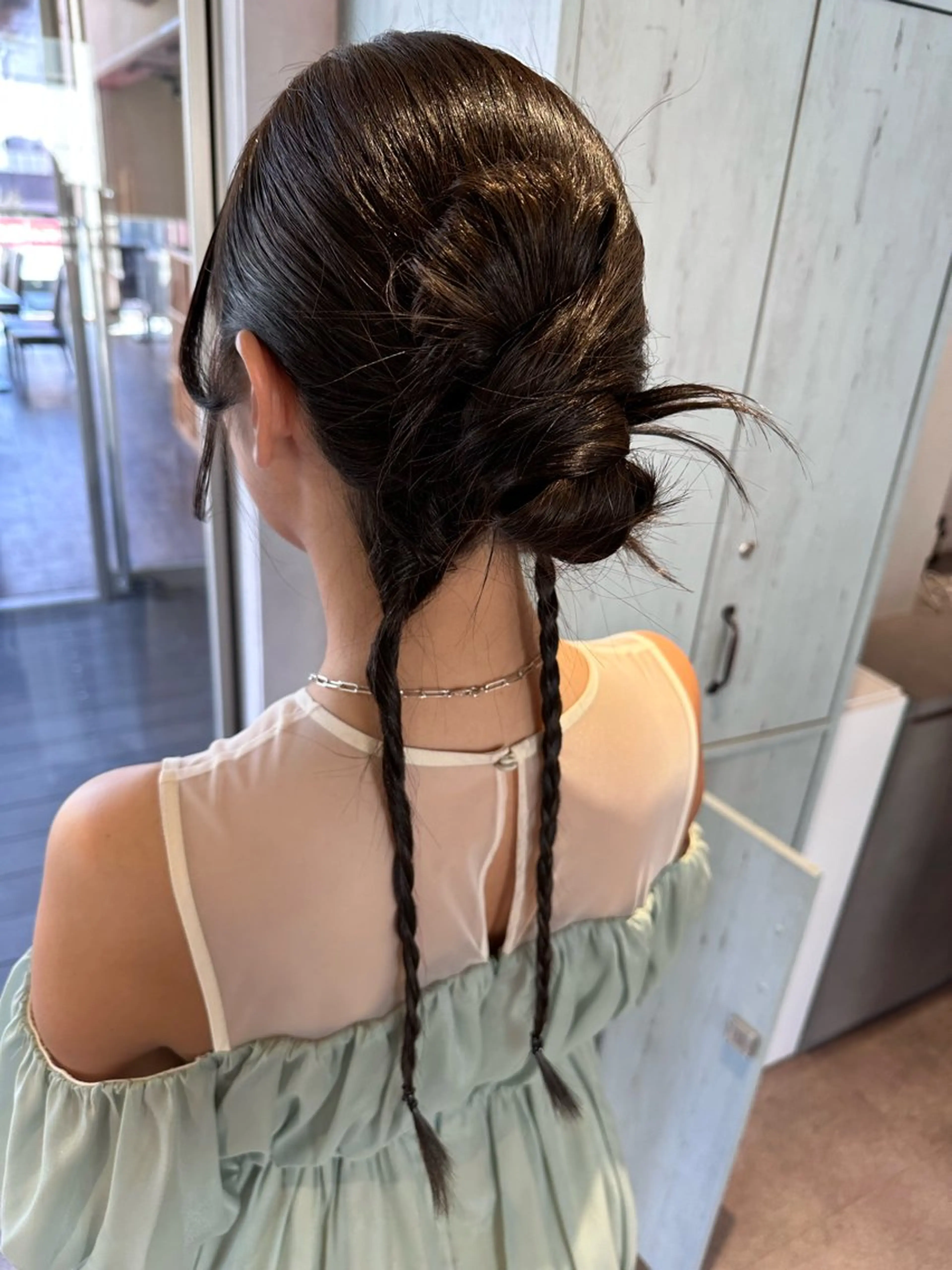 カラー ヘアアレンジ ヘアセット 韓国風/オシャレ /縮毛矯正/滝口琴未のヘアスタイル