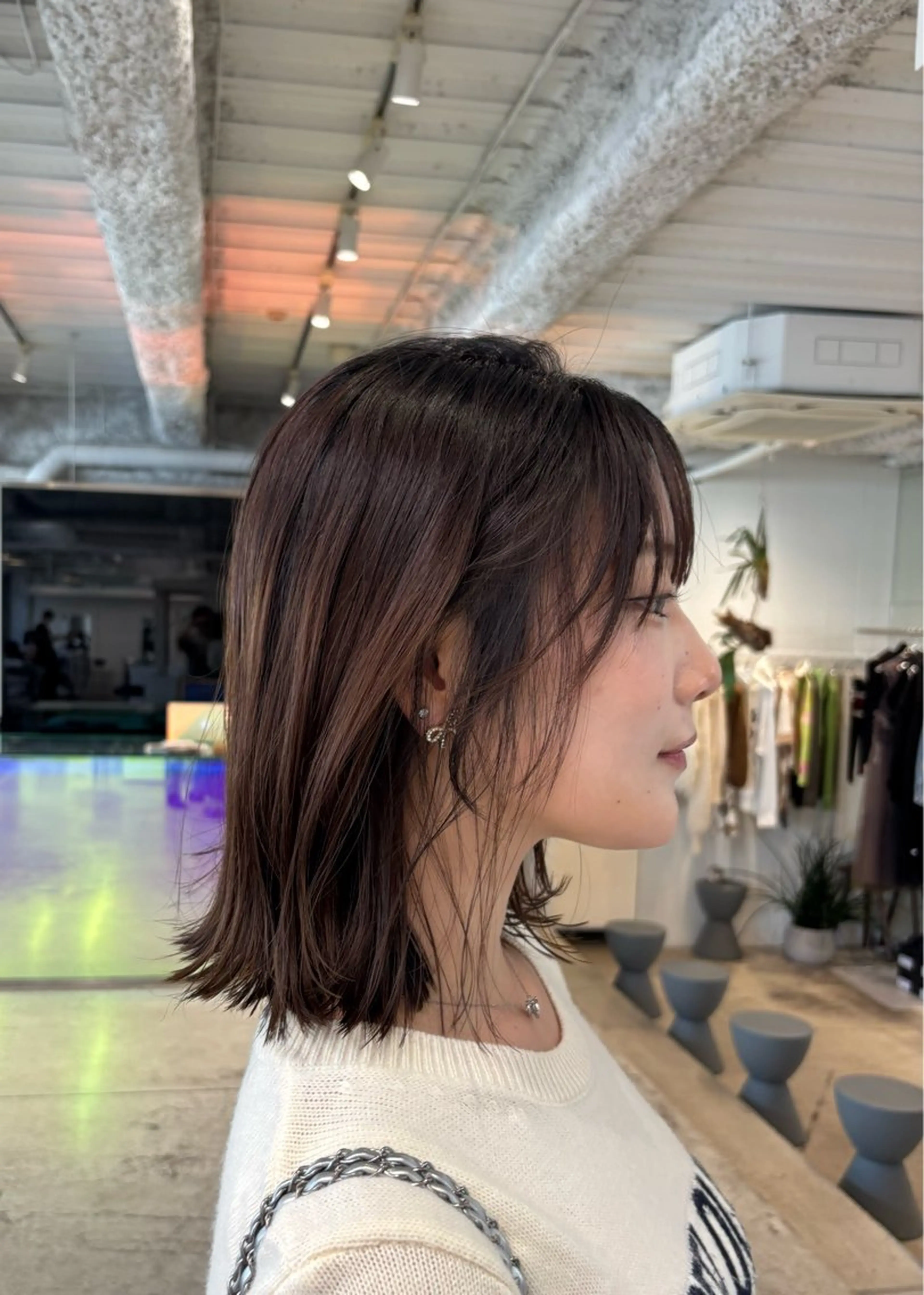 ミディアム ANY/須田麻人 /パーマスタイルのヘアスタイル