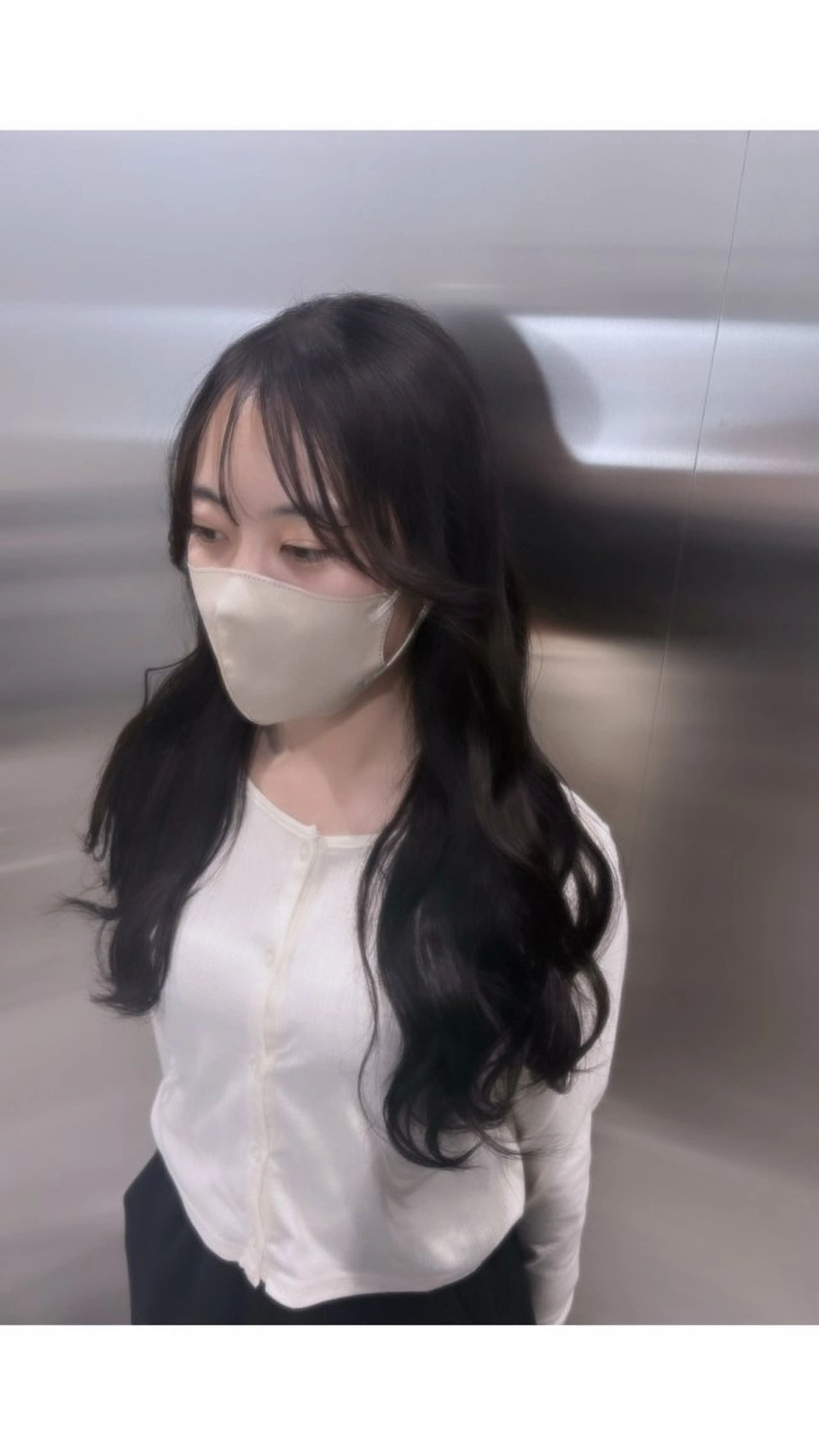 ロング ヘアアレンジ 顔周りカット 韓国風ヘア 🎀 Rosel / AIRI 🎀のヘアスタイル