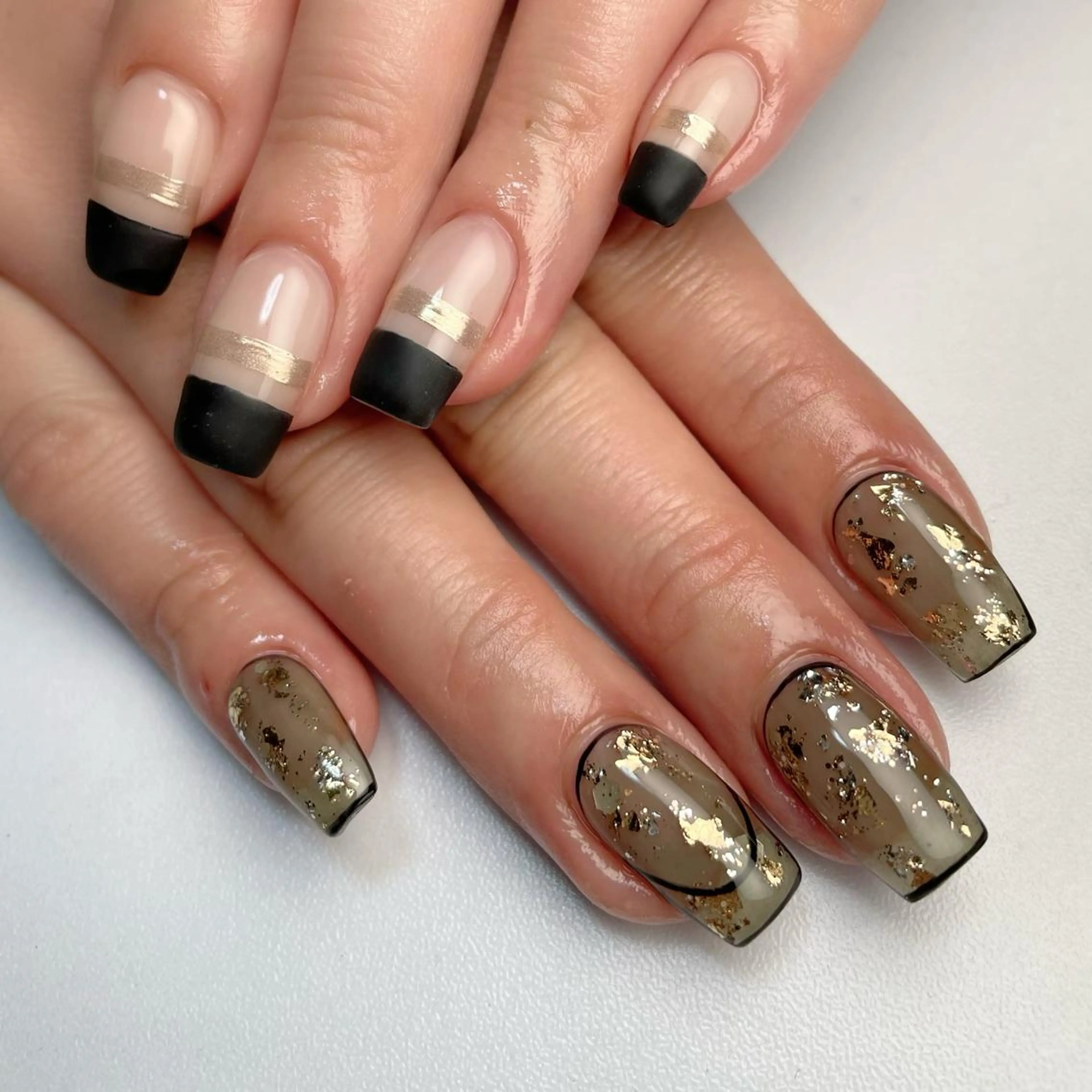 ミディアム ネイル 下妻ネイルサロン/ パラジェルのネイルデザイン