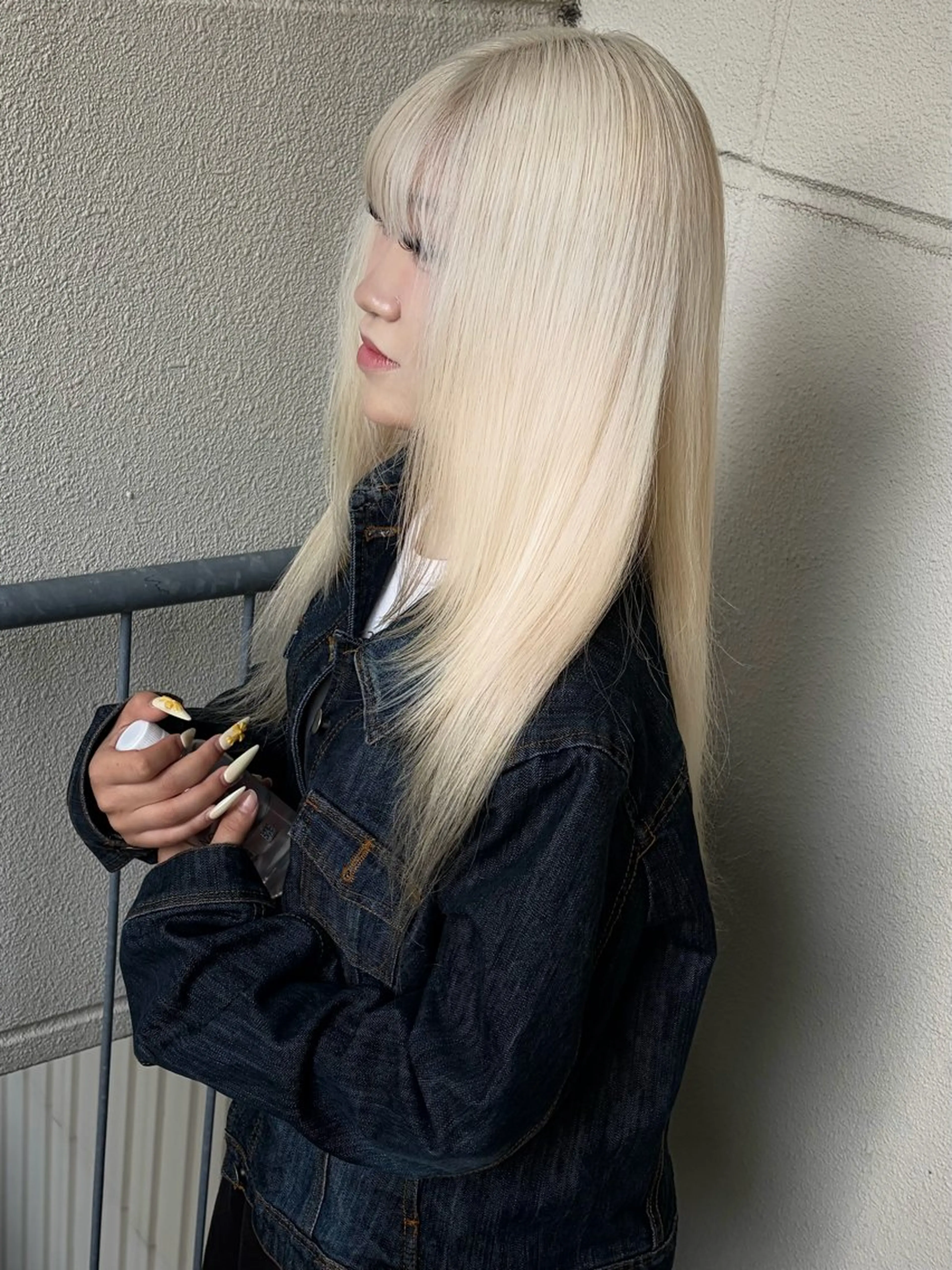 ロング カラー ヘアカラー トリートメント コツ🧚ハイトーン /カラー/名古屋/栄のヘアスタイル