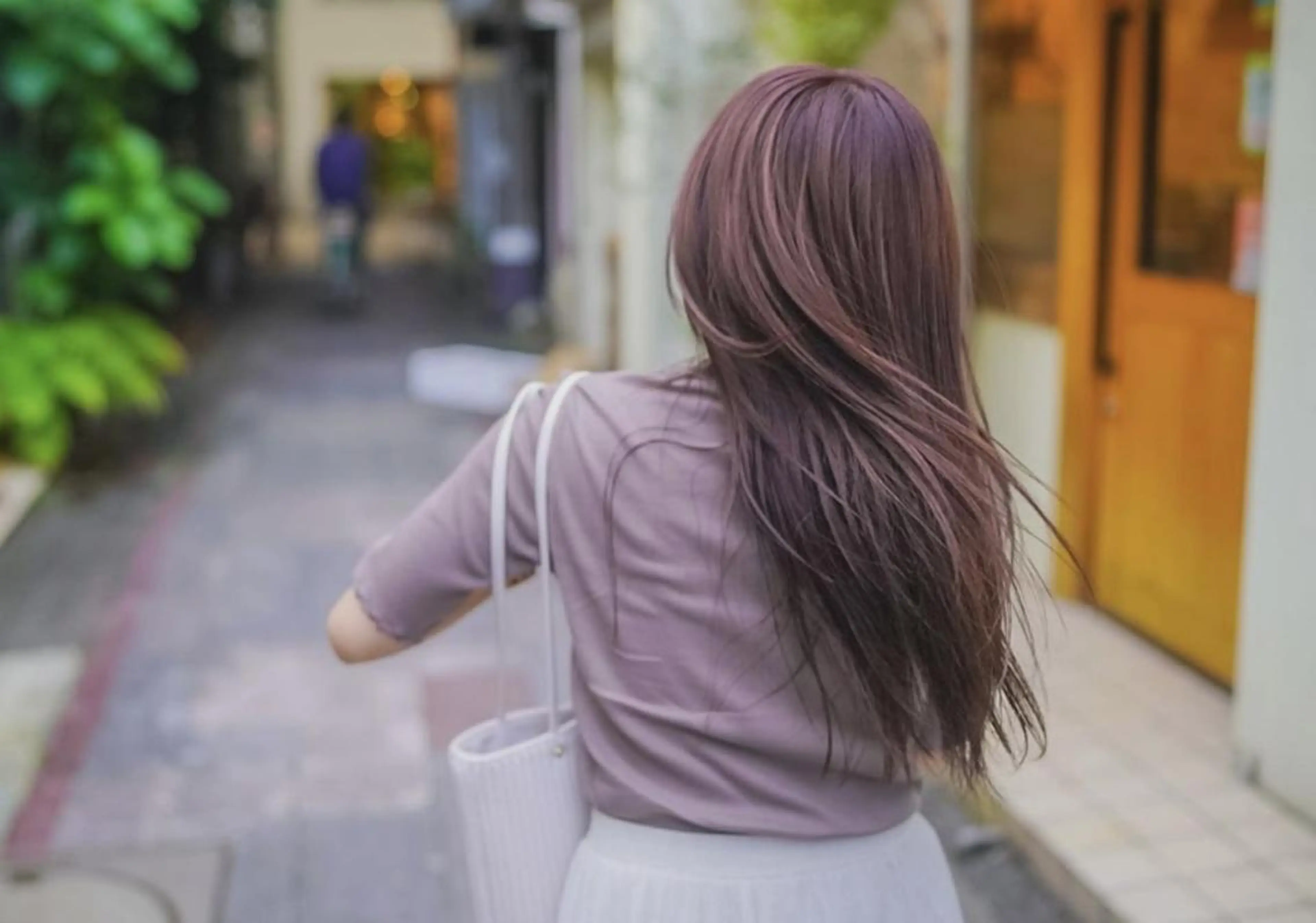 ロング カラー ブリーチ ケアブリーチ ダブルカラー レッドカラー 髪質改善 Armoire所属・安藤悠里/ハイトーン /デザインカラーのヘアスタイル