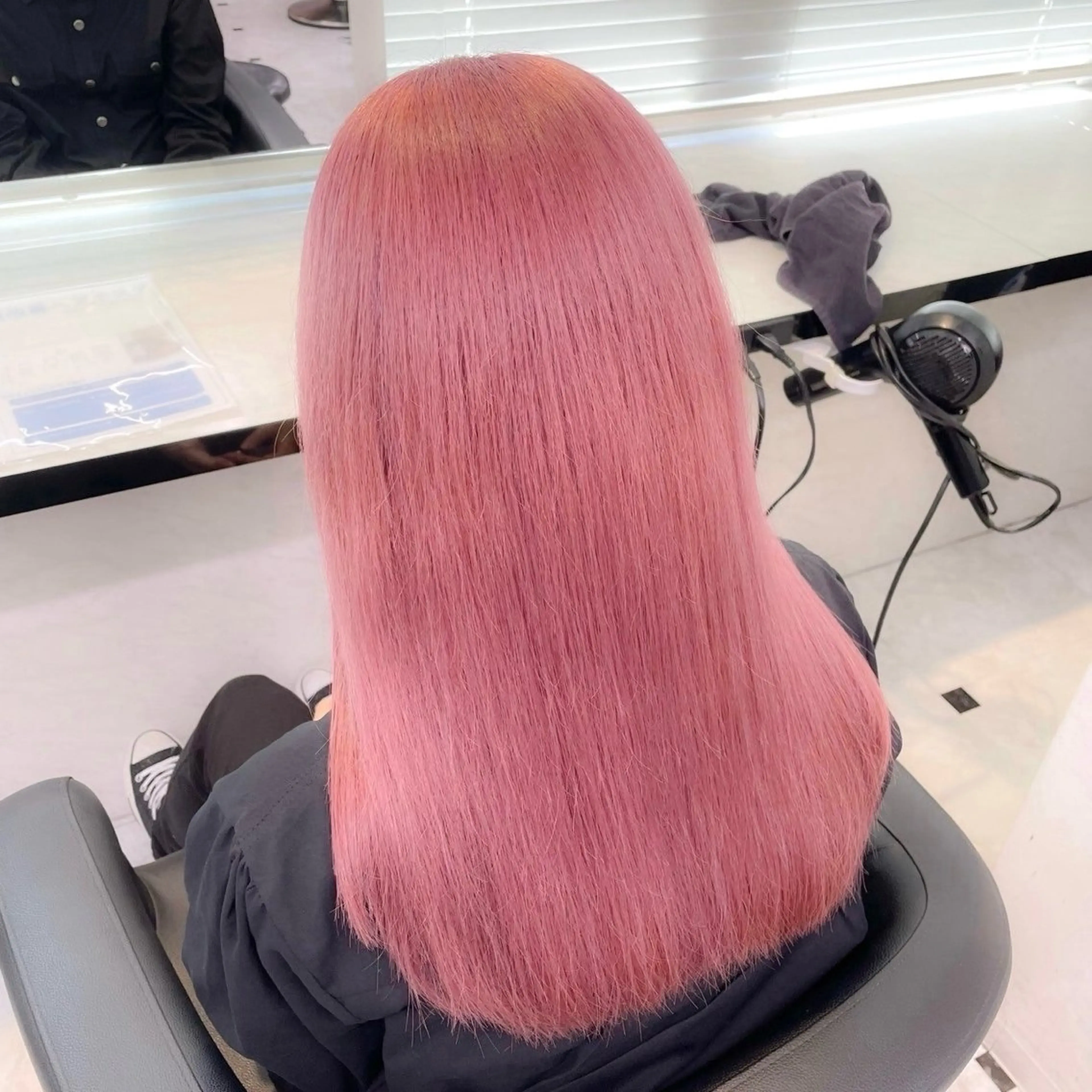 ロング カラー ヘアカラー ヘッドスパ ヘアセット 韓国ワンホンヘア 🎀SHIONEのヘアスタイル