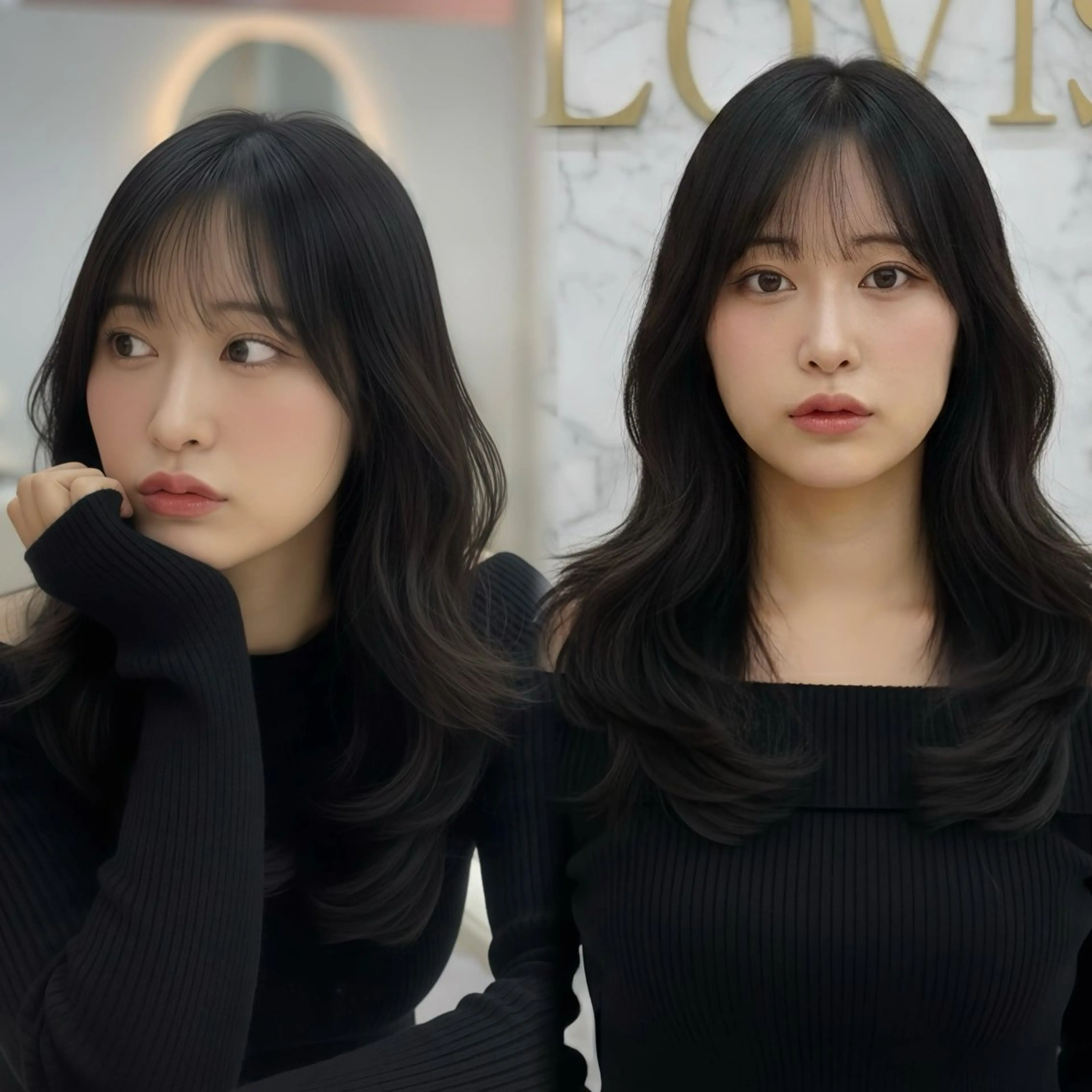 ロング カット 縮毛矯正 トリートメント 倉林隆一/艶髪🌸 透明感/髪質改善のヘアスタイル