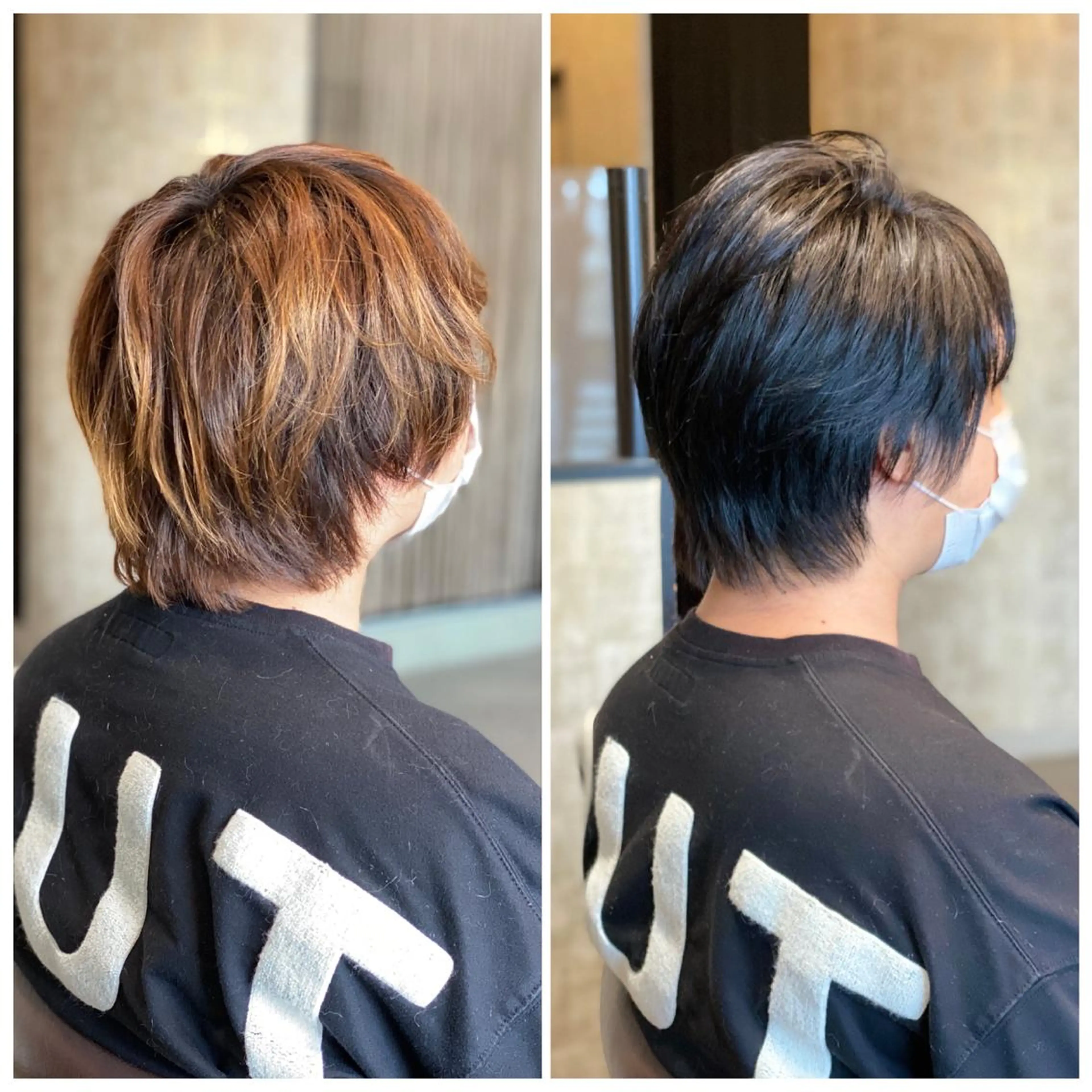 カラー メンズ 宮城 将大のヘアスタイル