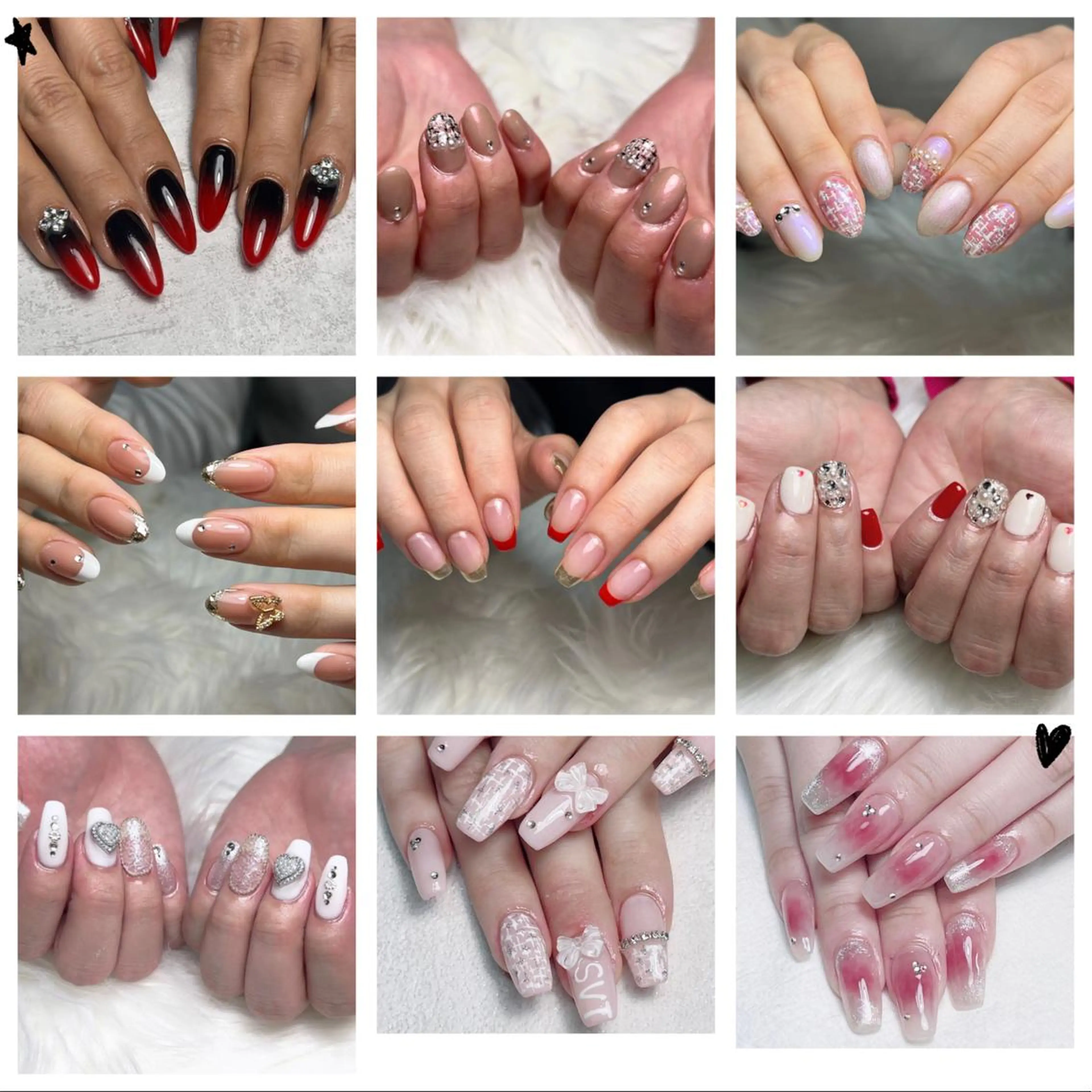 ネイル lucky nail 歌舞伎町のネイルデザイン