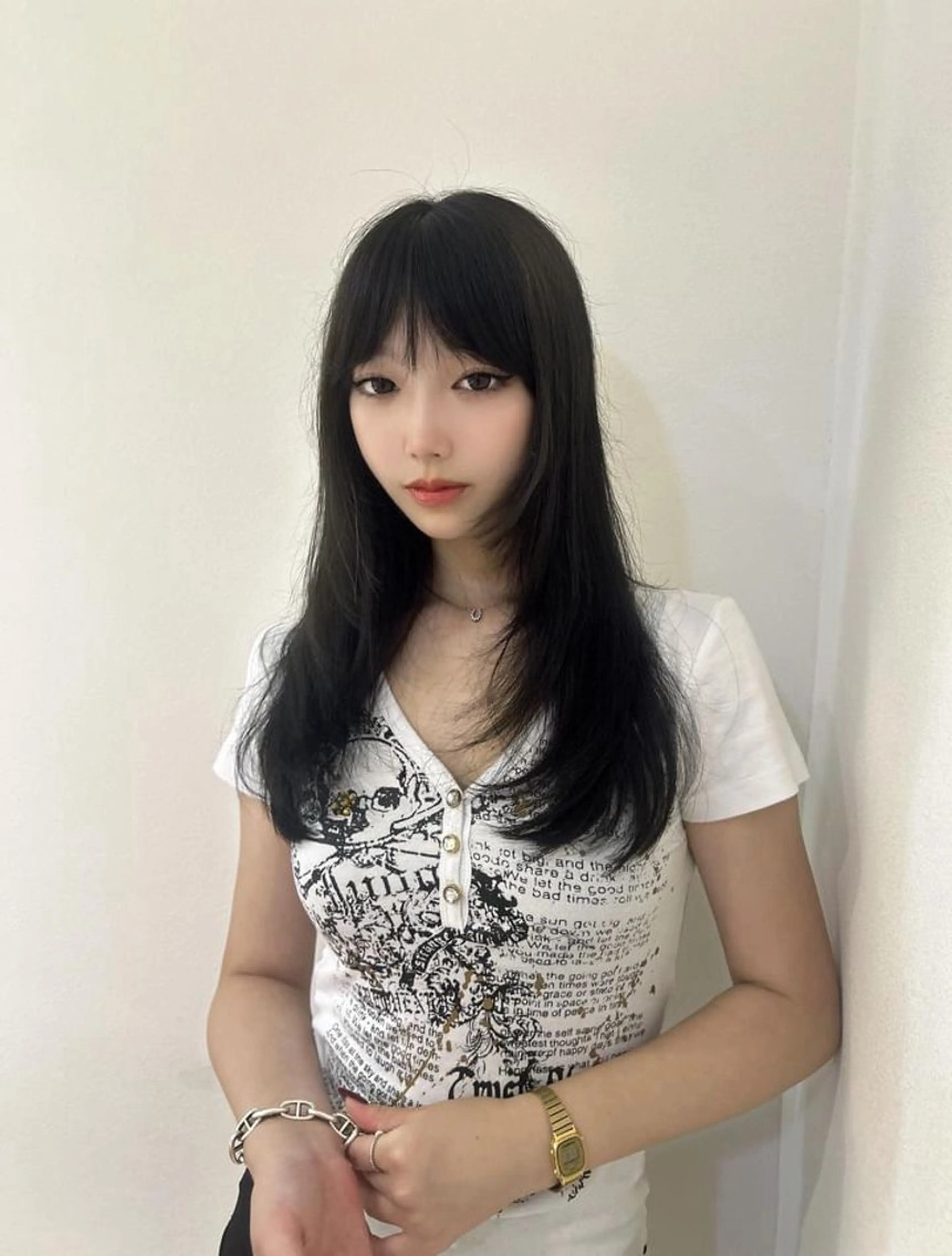 セミロング ワンホンヘア/ 透明感カラー/ゆうとのヘアスタイル