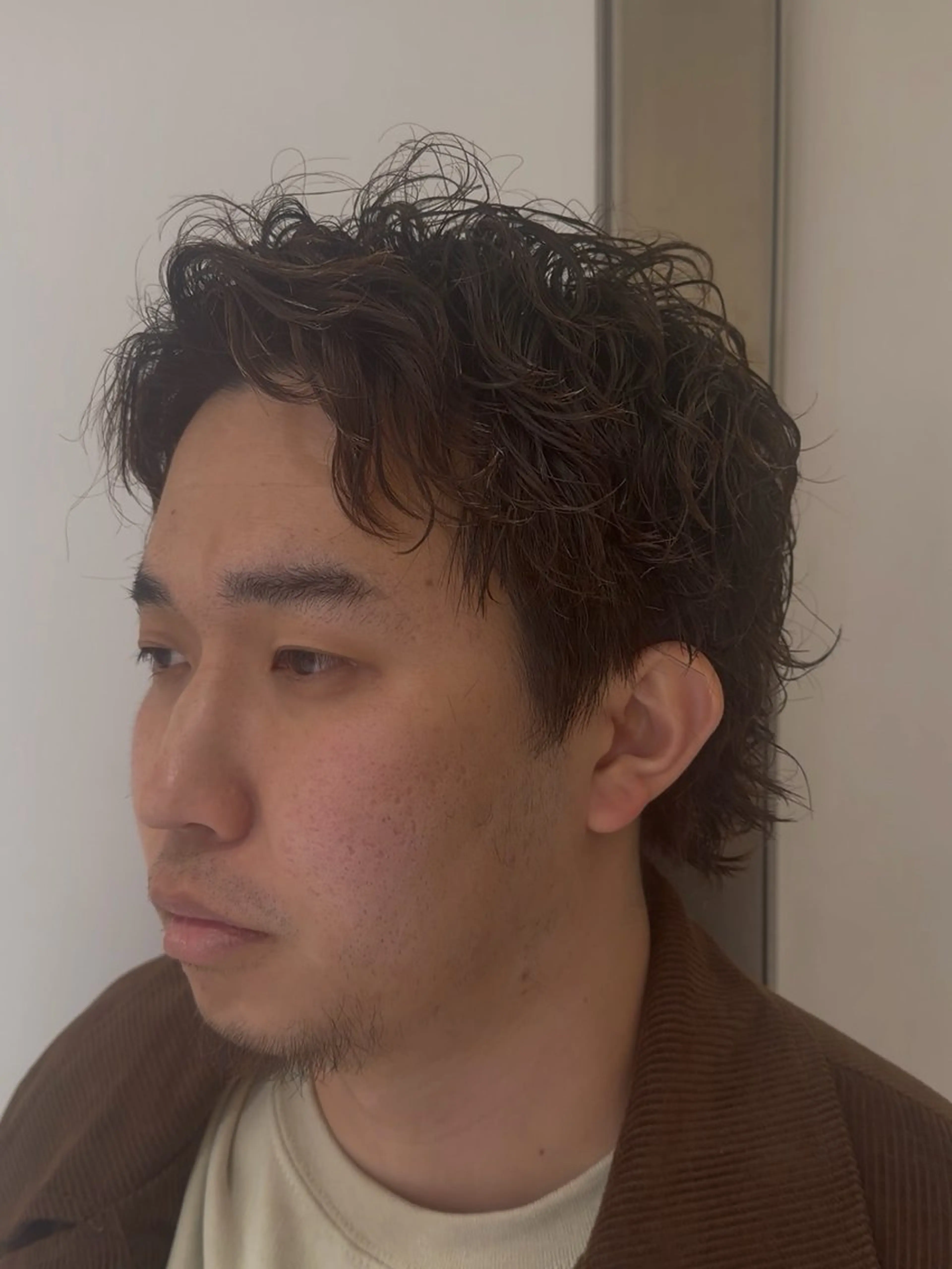 メンズ カット パーマ 🎸大人メンズ｜ パーマ特化ren🎸のヘアスタイル