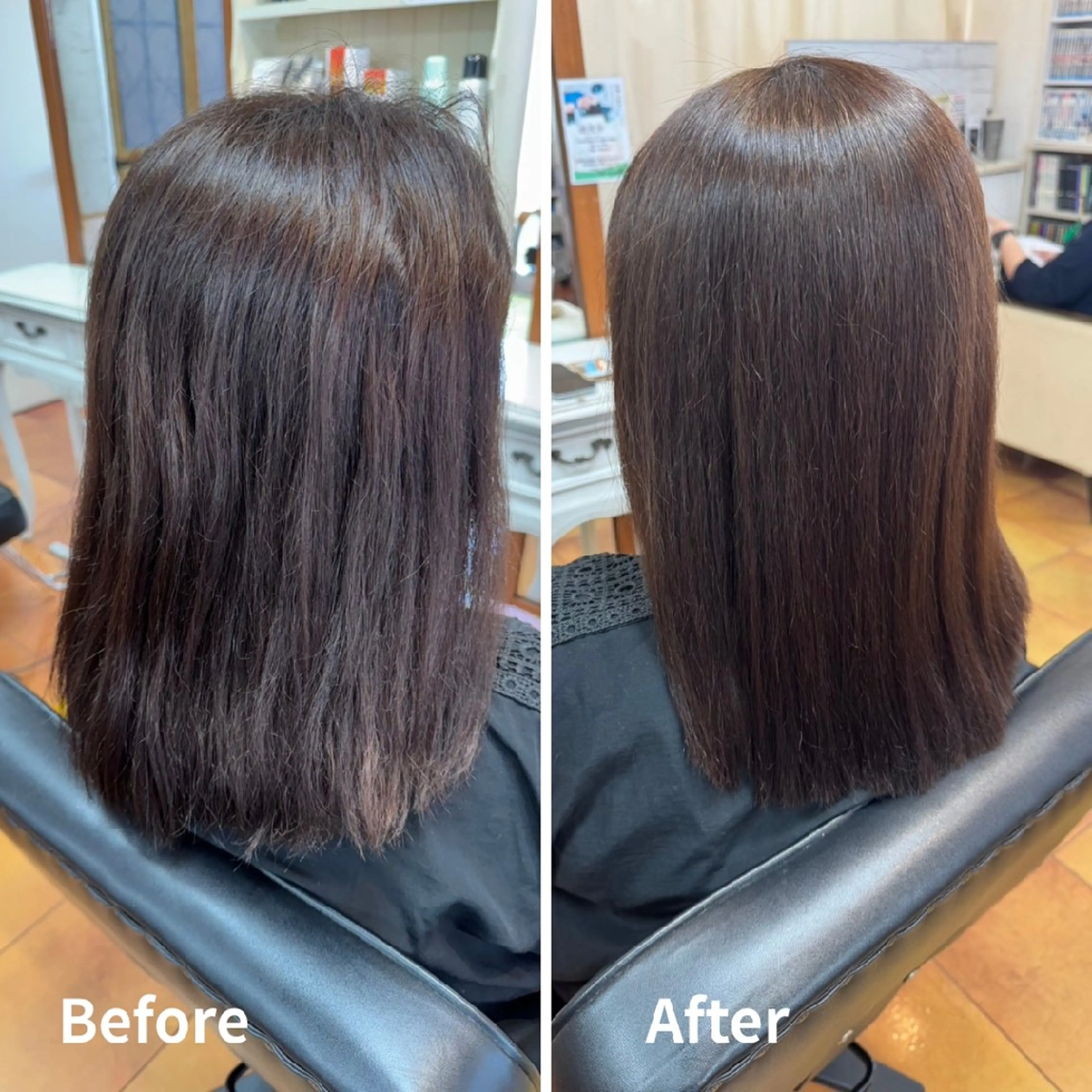 セミロング 縮毛矯正 縮毛矯正 あや🍀
大人艶カラ ー・縮毛矯正のヘアスタイル